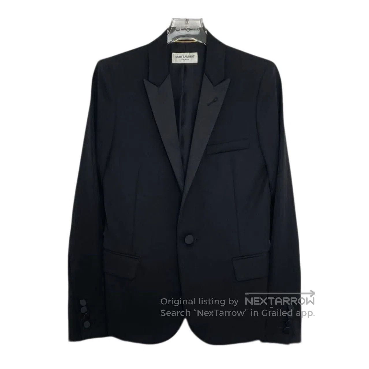 Saint Laurent Paris Saint Laurent SS21 Single Button Blazer. Size XS / US 0-2 / IT 36-38 - 1 Thumbnail