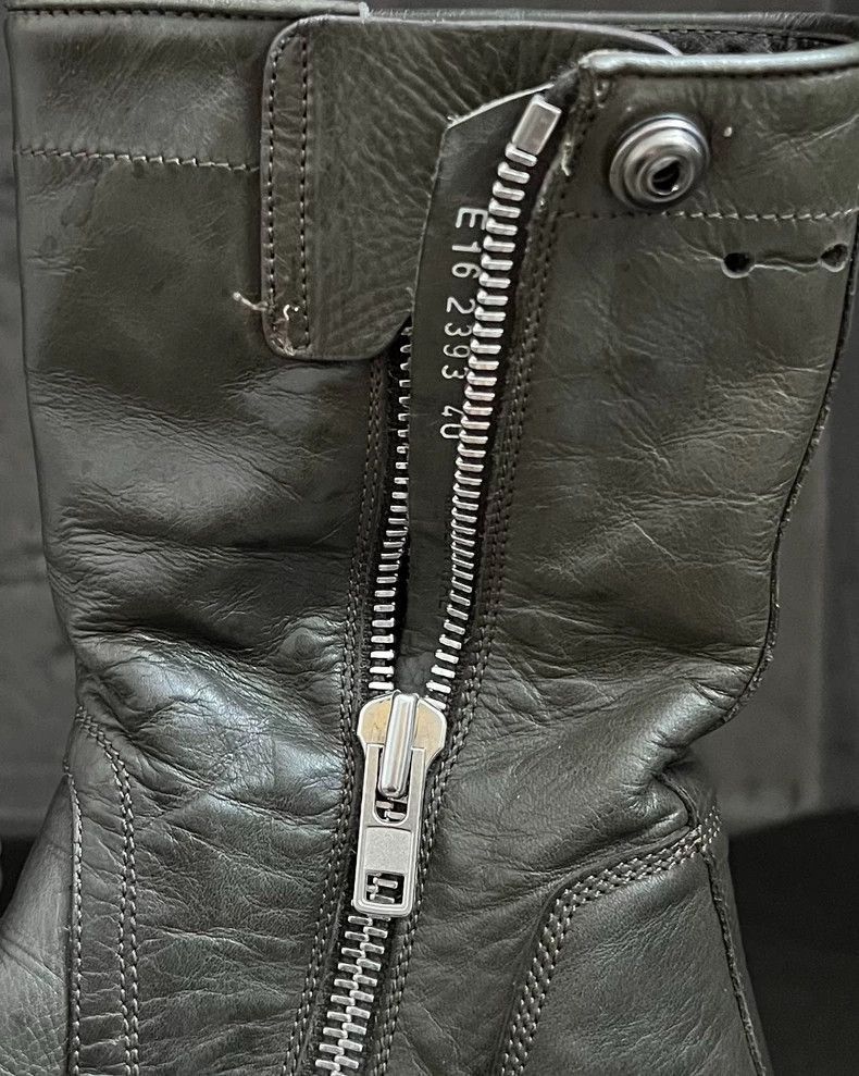 Rick Owens rickowens high-top leather boots-2508 Size US 5 / EU 37 - 6 Thumbnail