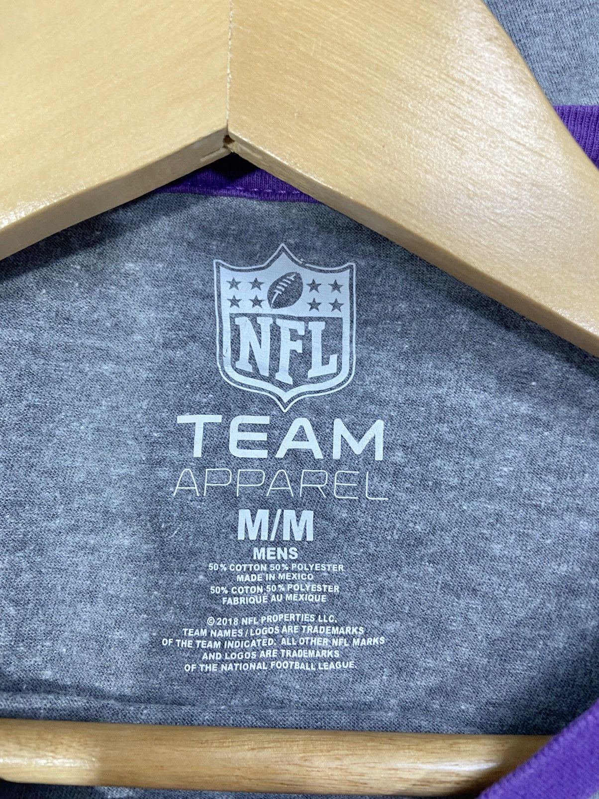 NFL NFL Viking shirt long sleeve Size US M / EU 48-50 / 2 - 5 Thumbnail