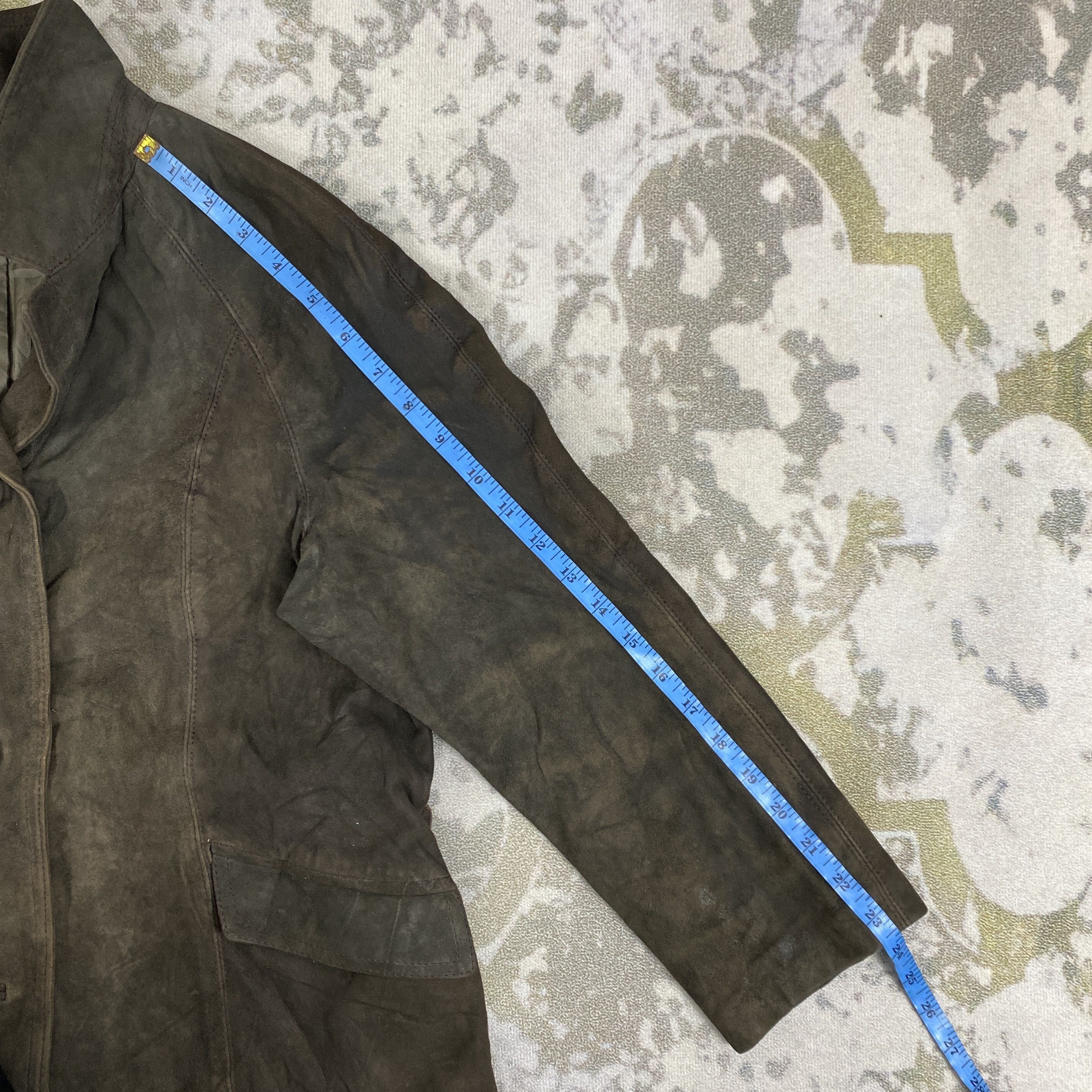Leather Vintage Leather Button Up Coat Jacket- J420 Size US M / EU 48-50 / 2 - 6 Thumbnail