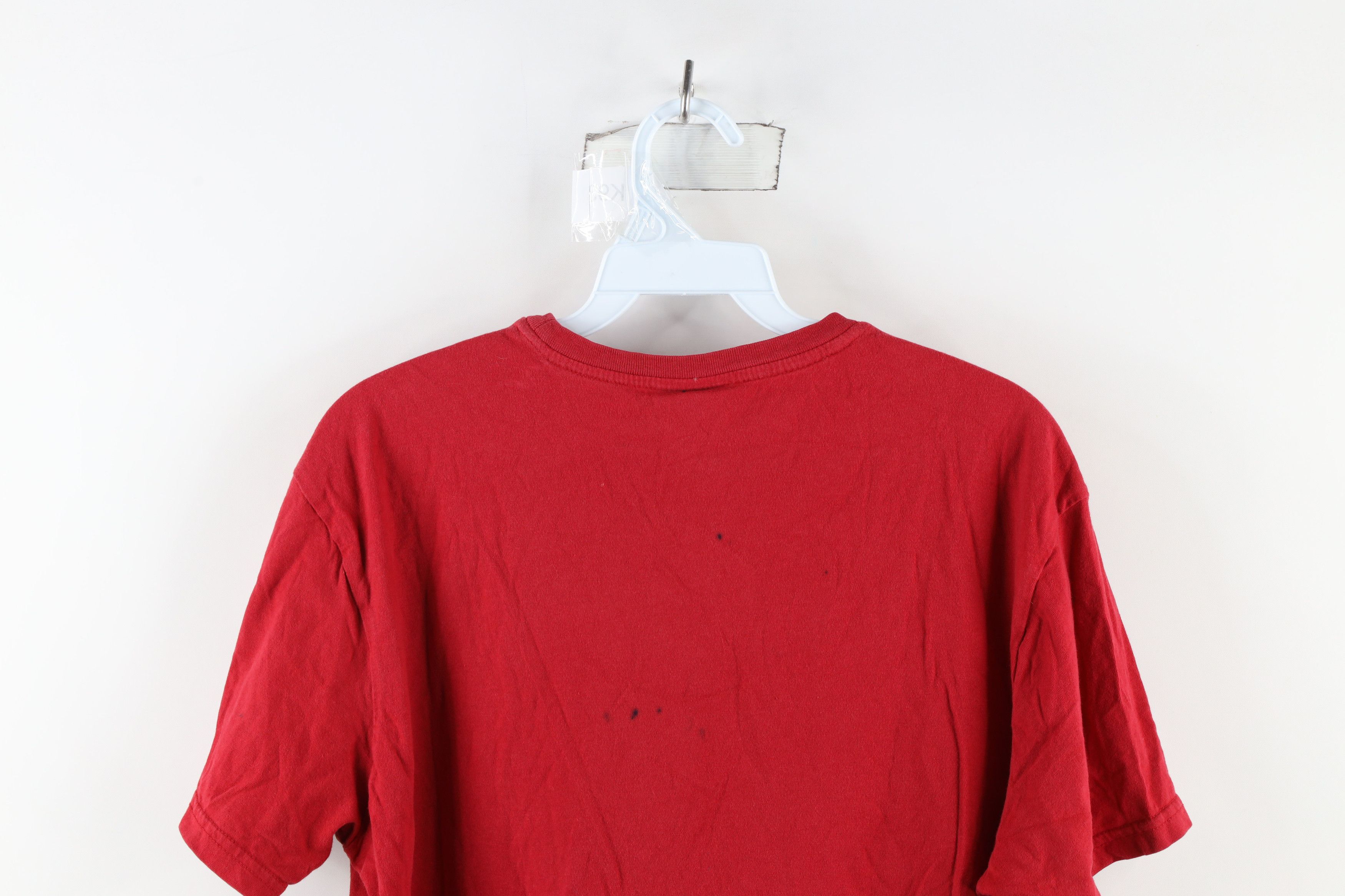 Ralph Lauren × Vintage Vintage 90s Ralph Lauren Spell Out Lion Crest T-Shirt Red Size US S / EU 44-46 / 1 - 10 Thumbnail