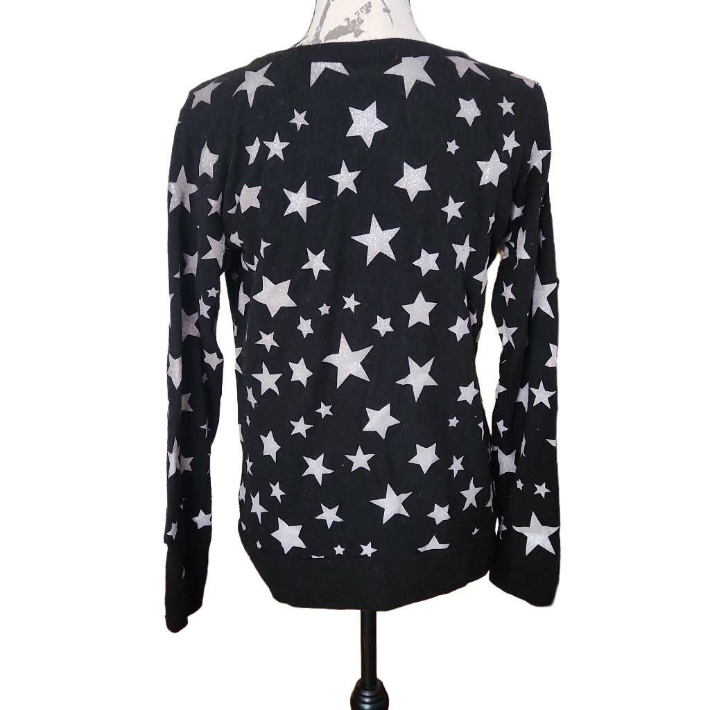 Chaser Brand Chaser Ladies Size Medium Soft Black Fleece Dream Top with S Size M / US 6-8 / IT 42-44 - 2 Thumbnail