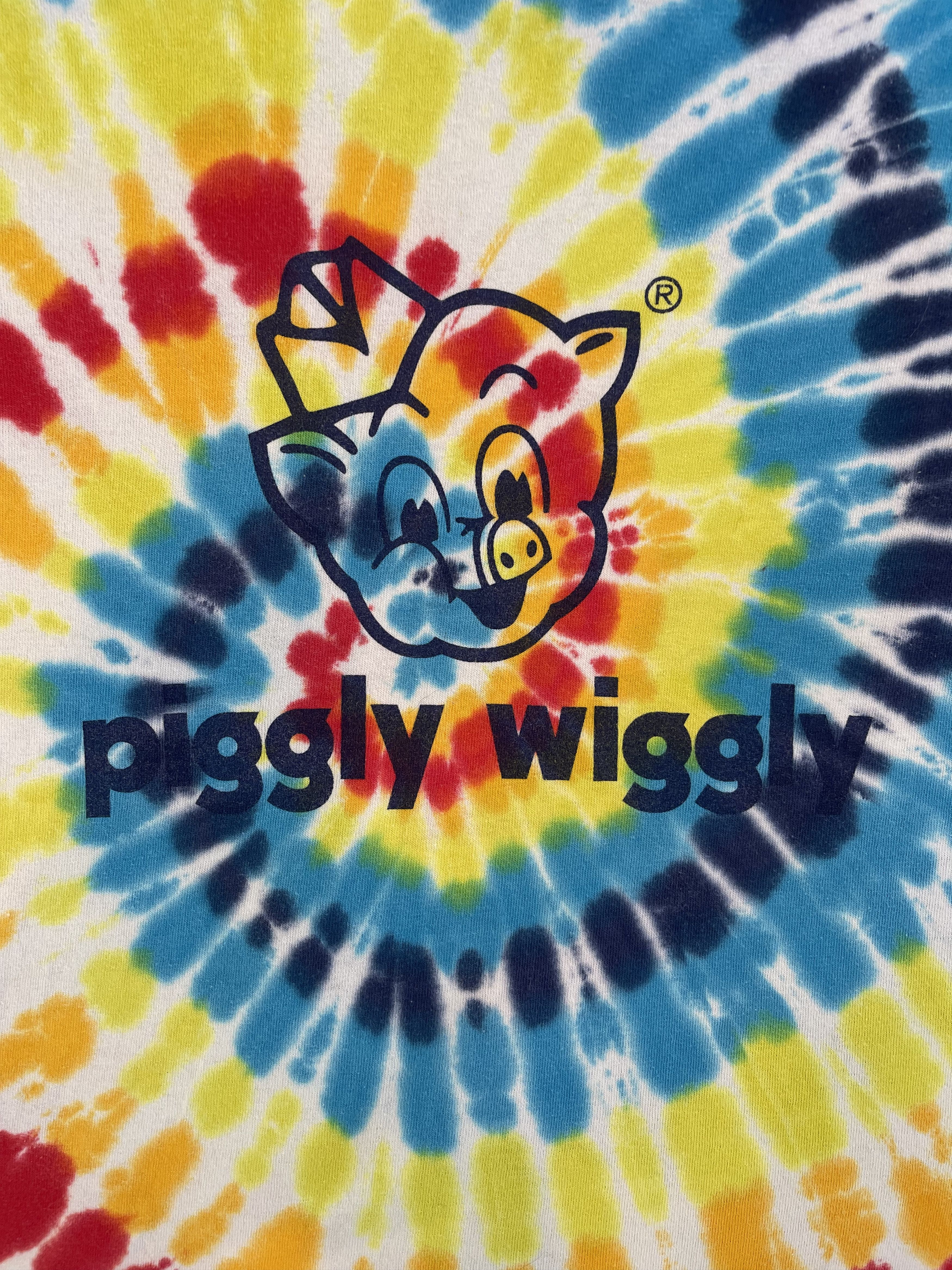 Vintage Vintage 90s Piggly Wiggly Tie Dye T-shirt Size US M / EU 48-50 / 2 - 3 Thumbnail