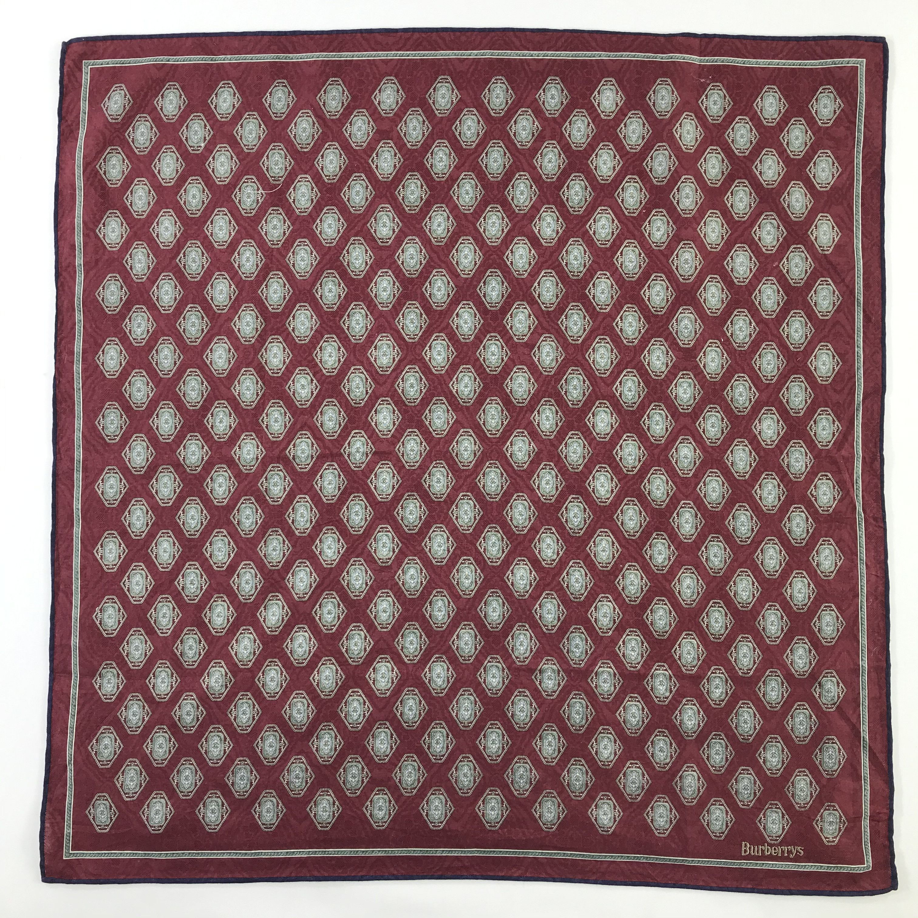 Burberry × Vintage Burberry Bandana / Handkerchief / Neckerchief - S1151 Size ONE SIZE - 1 Thumbnail
