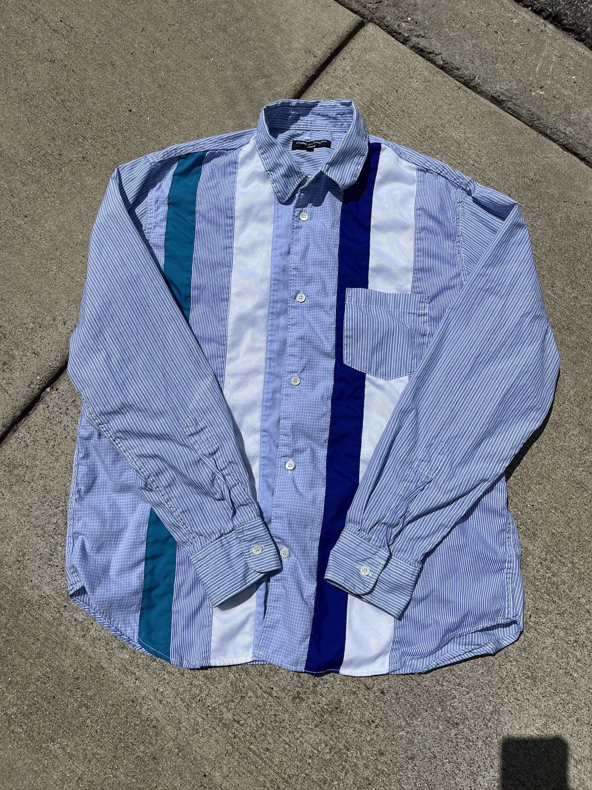 Comme des Garcons Comme Des Garcons SS20 Striped Shirt (unisex) Size US M / EU 48-50 / 2 - 2 Thumbnail