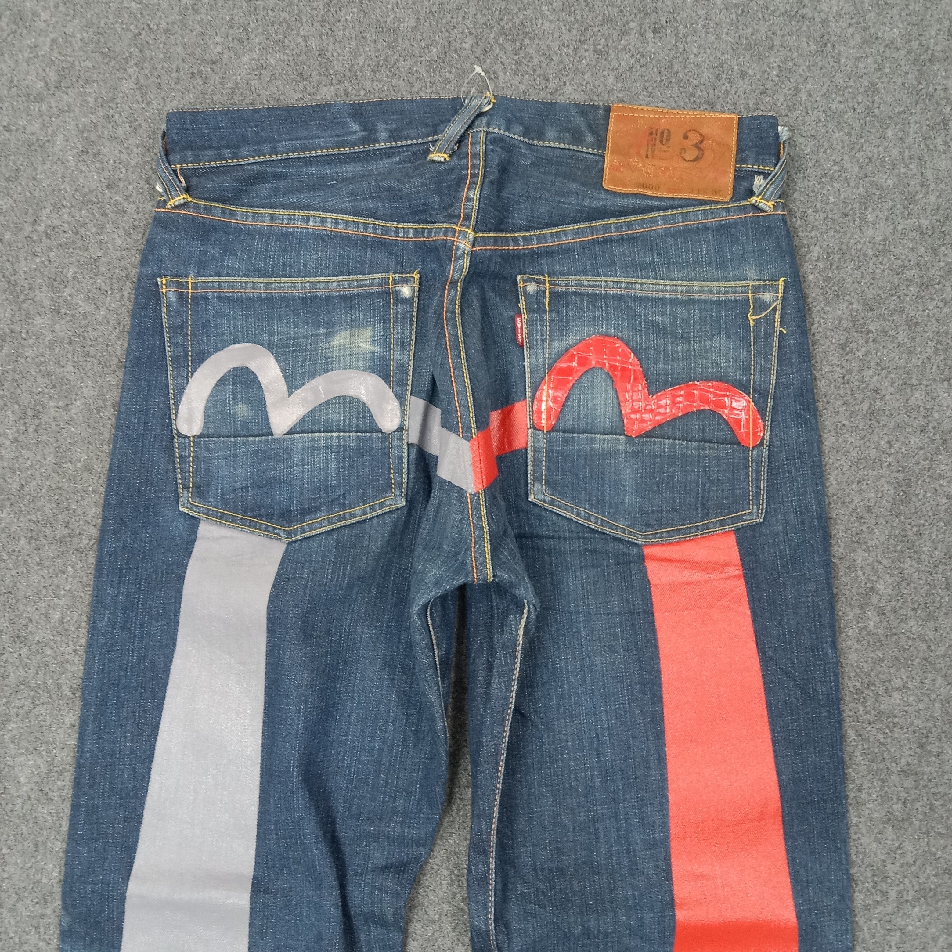 Evisu Evisu Japanese Brand Daicock Custom Art Denim Jeans C228N12 Size US 32 / EU 48 - 2 Thumbnail
