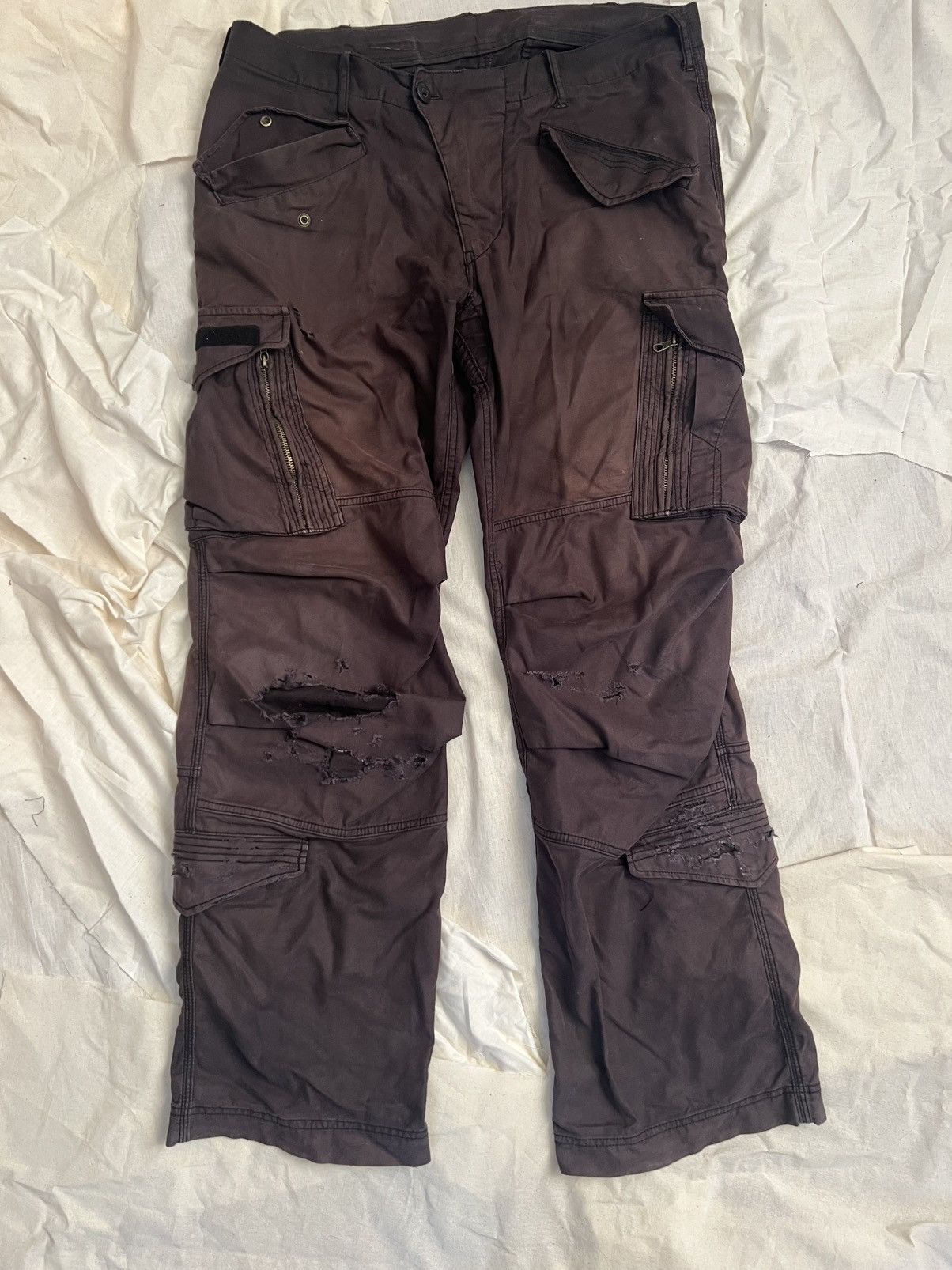 GOA GOA thrashed 6 pocket cargos Size US 36 / EU 52 - 1 Thumbnail