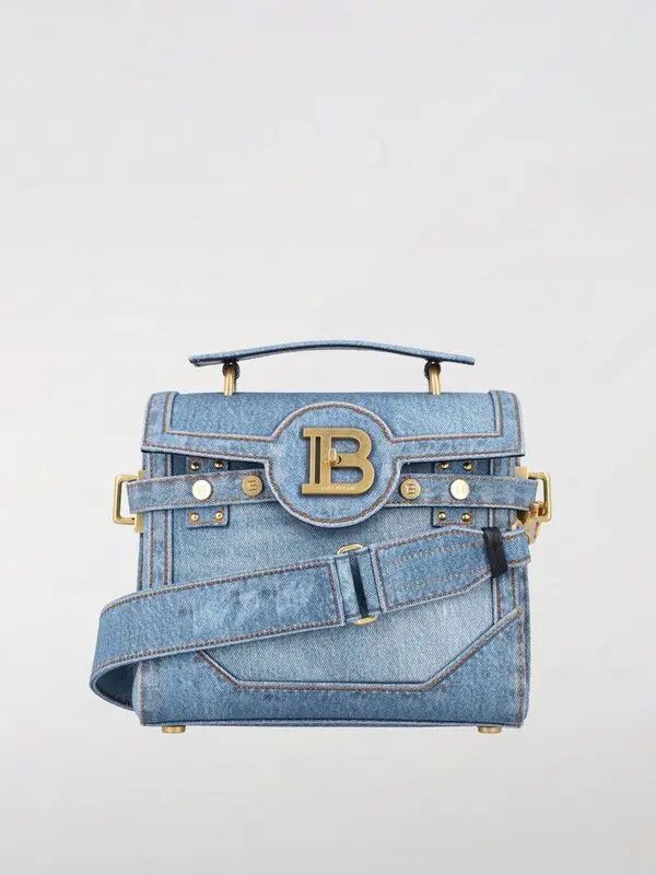 Balmain o1s1wg111225 Size:OS/Mini Bag in Blue Size ONE SIZE - 1 Thumbnail