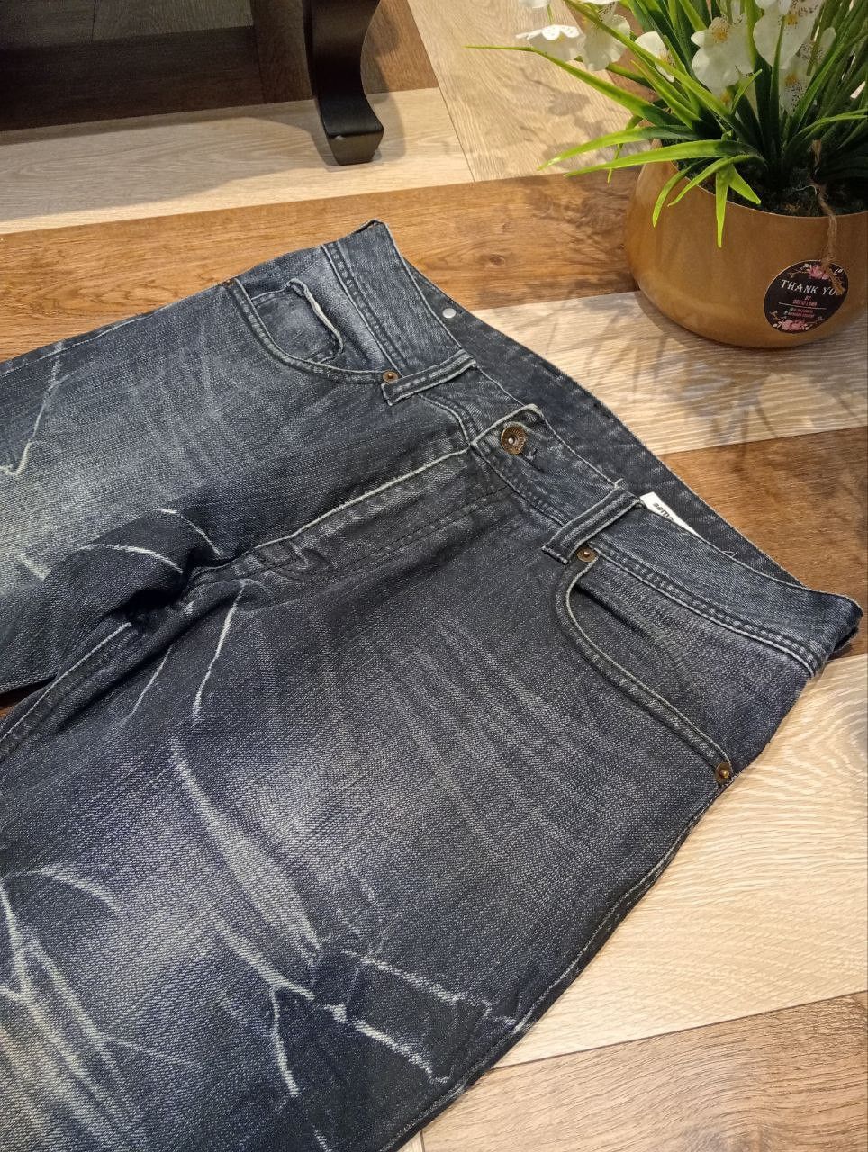semanticdesign SEMANTIC DESIGN JAPAN FLARED DENIM PANTS Size US 34 / EU 50 - 6 Thumbnail