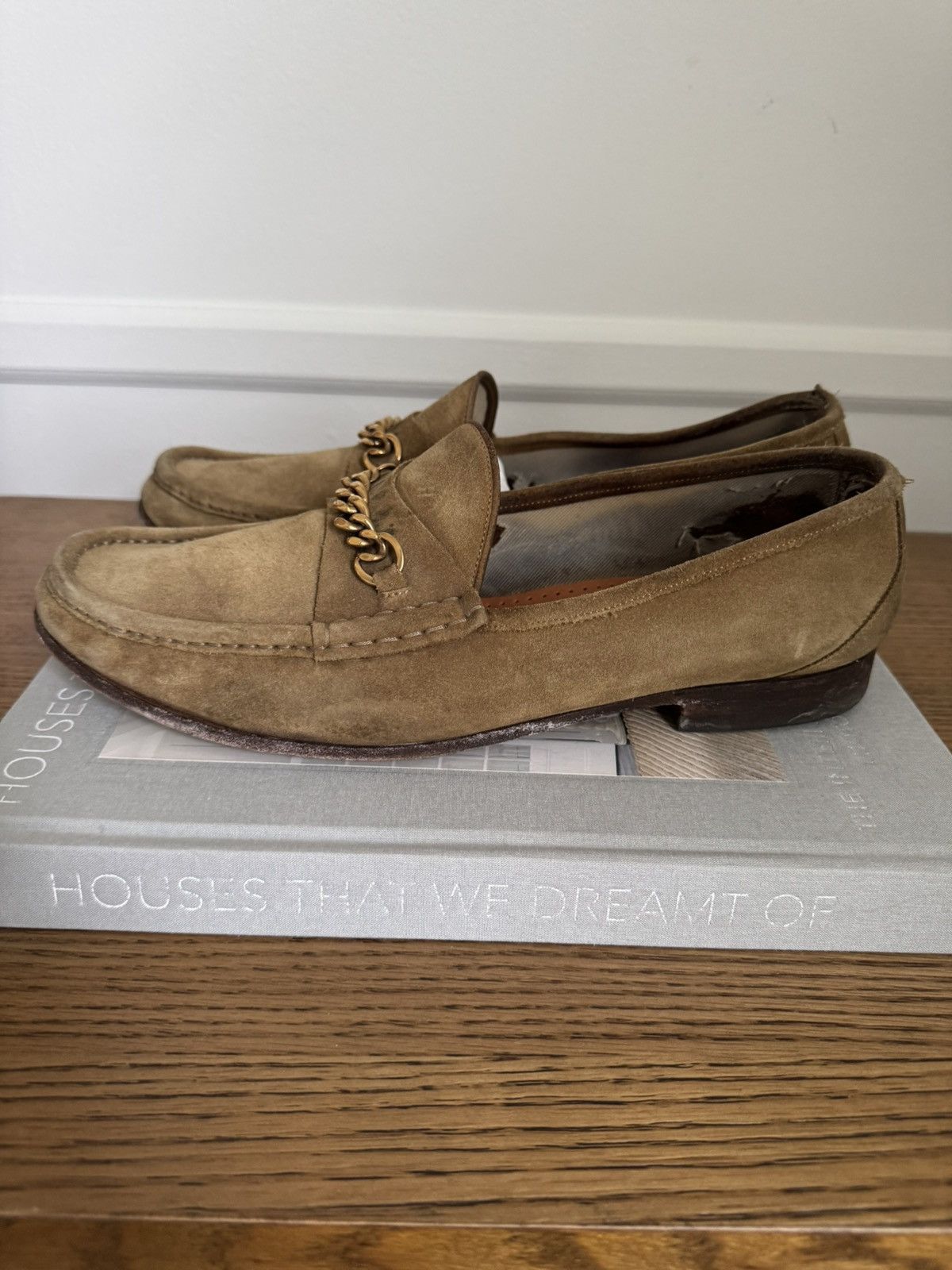 Tom Ford Tom Ford York Chain suede loafers Size US 10 / EU 43 - 5 Thumbnail