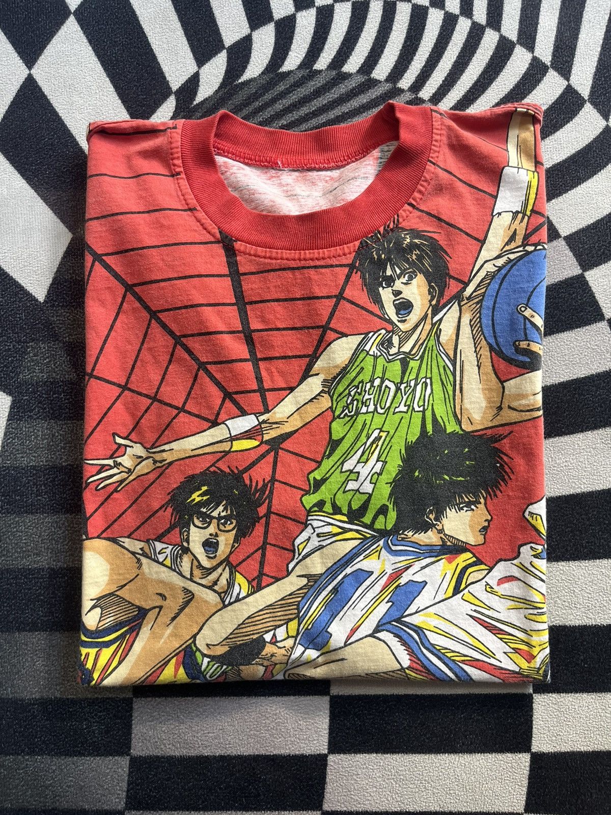 Anime Vintage SLAM DUNK (AOP) manga 90’s Tshirt Size US L / EU 52-54 / 3 - 1 Thumbnail