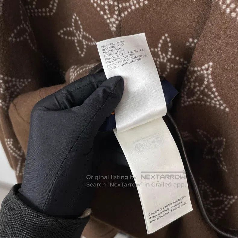 Louis Vuitton Louis Vuitton Old-print double-faced wool coat Size XXS / US 00 / IT 34 - 5 Thumbnail