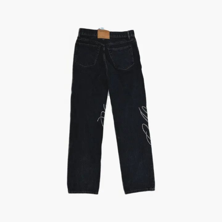 Alexander Wang Alexander Wang Crystal Logo Mid-Rise Jeans - Size 26" / US 2 / IT 38 - 3 Thumbnail