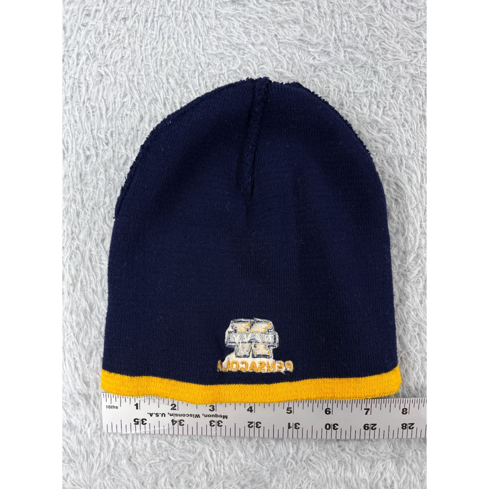 Vintage Unbranded Beanie Adult One Size Navy Blue Knit Acrylic Hats Size ONE SIZE - 5 Thumbnail