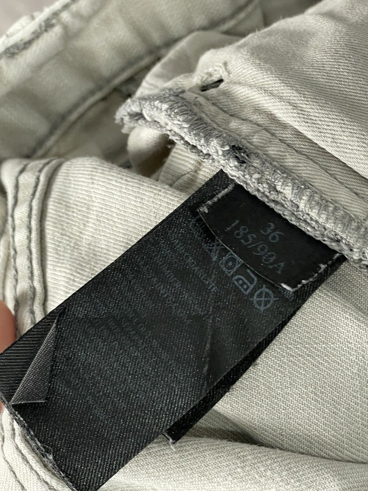 Allsaints All Saints Cigarette Danaged Distressed Knee Denim Pants Size US 36 / EU 52 - 13 Thumbnail