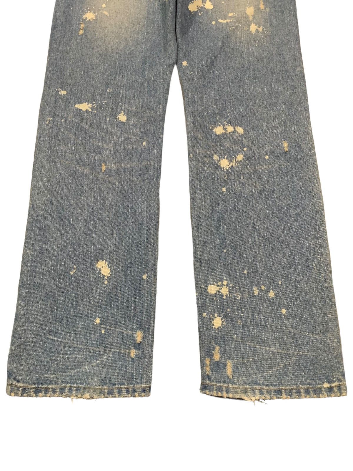 14th Addiction Vintage Japanese Brand Camo Double Waisted Splatter Jeans Size US 30 / EU 46 - 13 Thumbnail