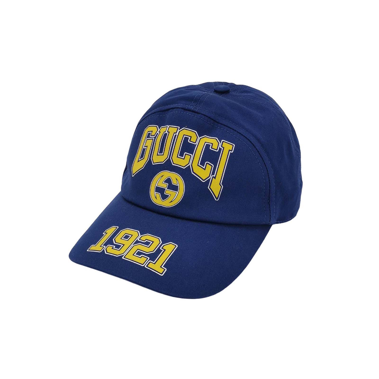Gucci Gucci 1921 Cotton Logo Baseball Cap One Size Size ONE SIZE - 1 Thumbnail