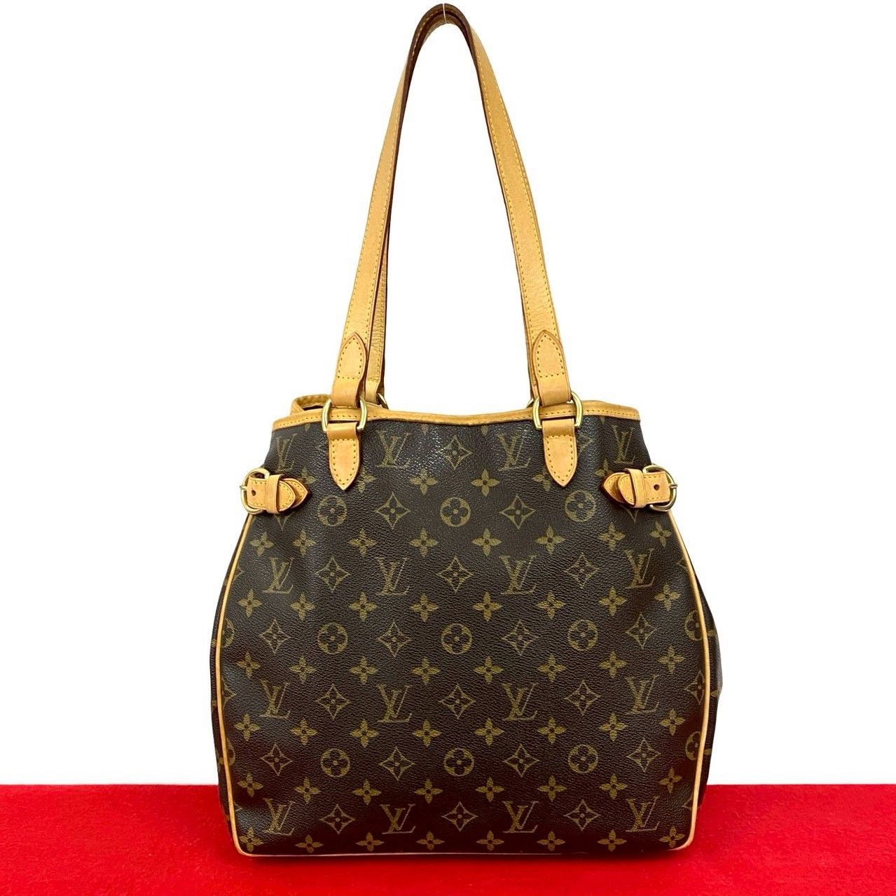 Louis Vuitton Louis Vuitton Louis Vuitton Batignolles Vertical Monogram Leather Tote Bag Canvas Tote Bag DUTY FREE for USA Size ONE SIZE - 1 Thumbnail