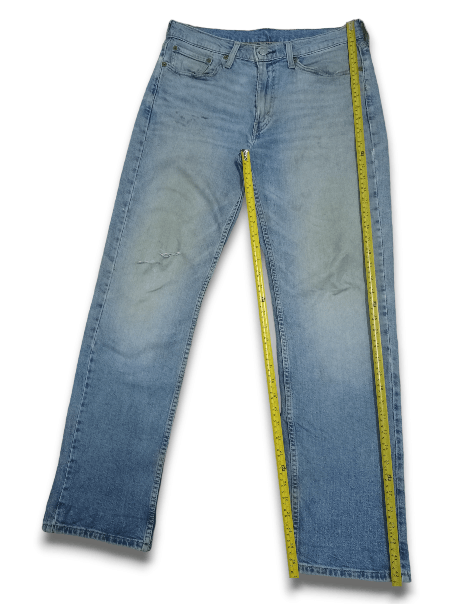 Levi's Vintage Levis 514 Mud Wash Distressed Baggy Jeans 32x31 Size US 32 / EU 48 - 9 Thumbnail