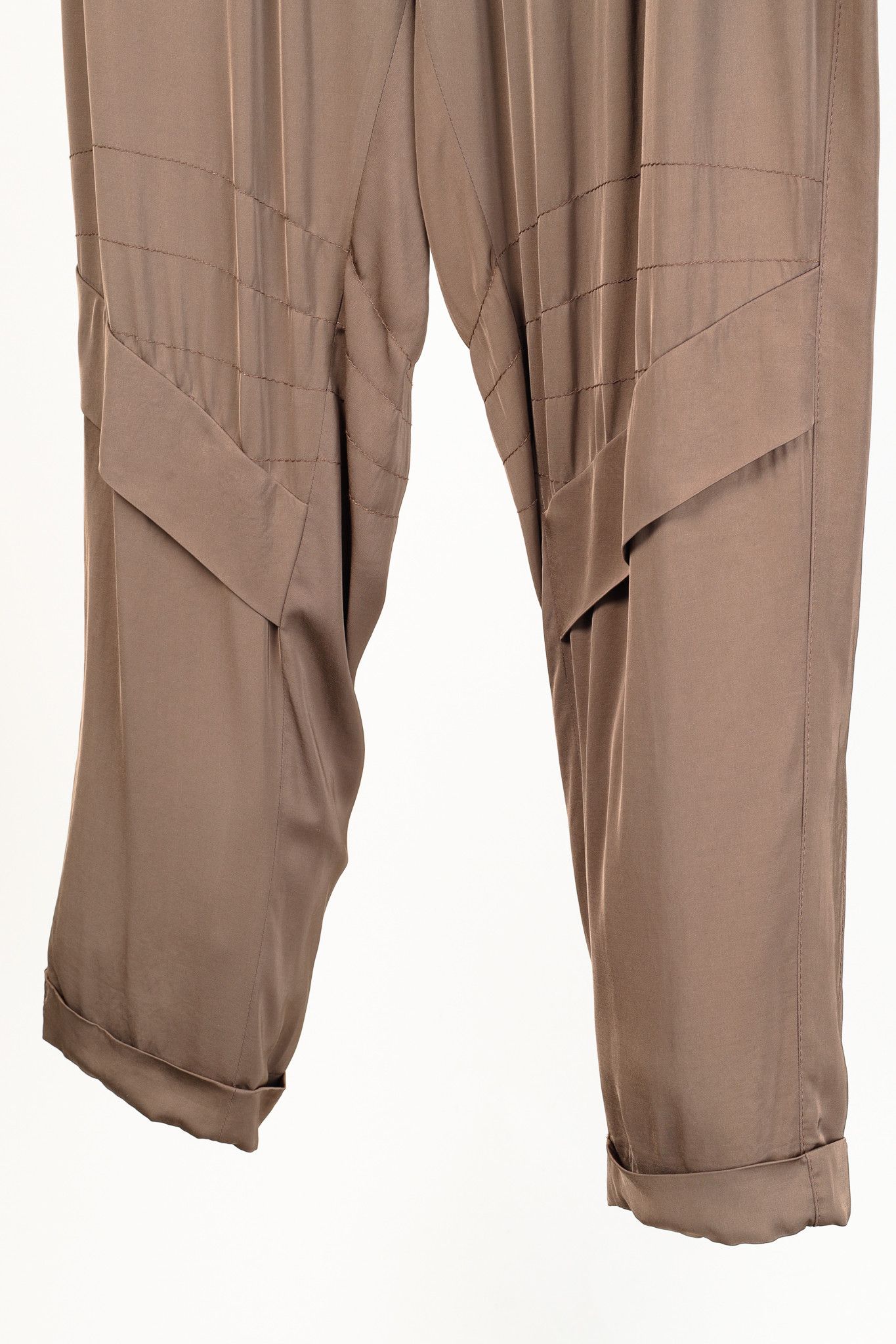 DOROTHEE SCHUMACHER Dorothee Schumacher Spring 2021 Slouchy Satin Jogger Pants Size 36" / US 14 / IT 50 - 6 Thumbnail