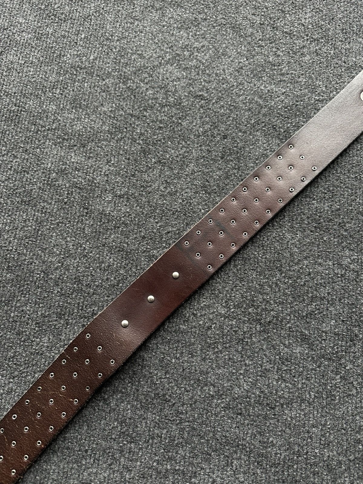 Other 🚨 LEATHER VNTG TRIUMPH MOTORCYCLE BELT RARE MOTO Size ONE SIZE - 8 Thumbnail