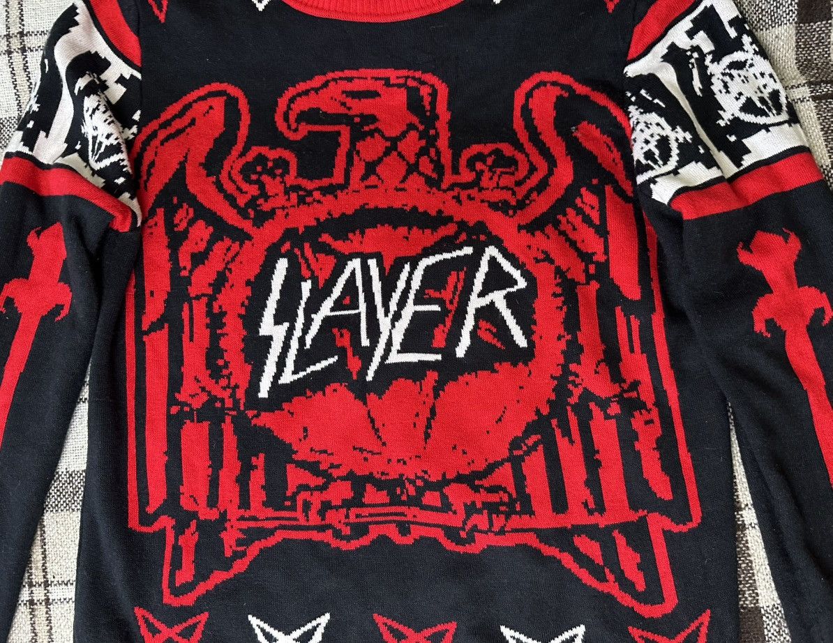 Slayer Rare Vintage Slayer Sweater Mens L Raining Blood Repentless Size US L / EU 52-54 / 3 - 4 Thumbnail