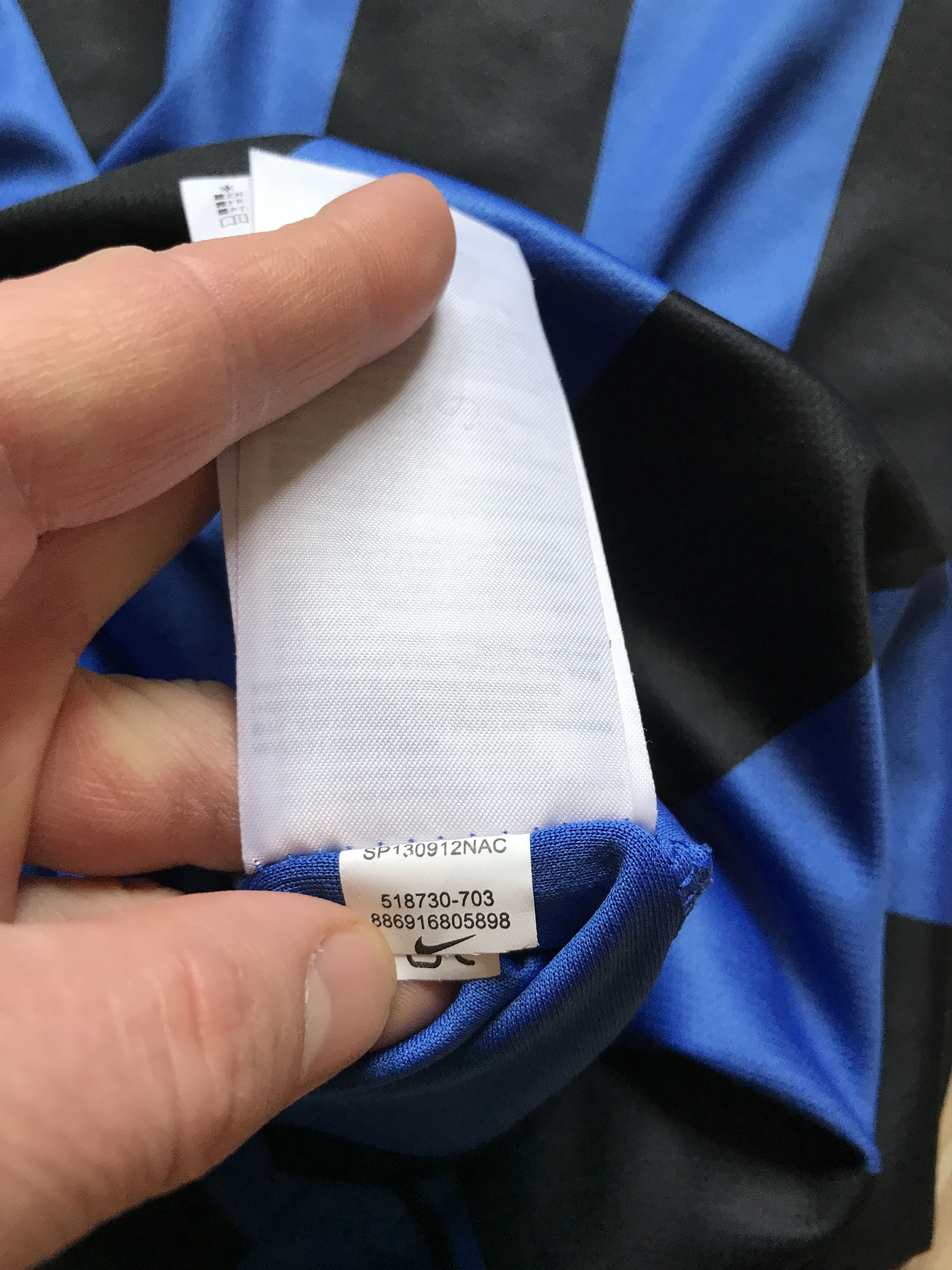 Nike Nike Inter Milan Home Shirt 2019-2020 Size US XXL / EU 58 / 5 - 11 Thumbnail