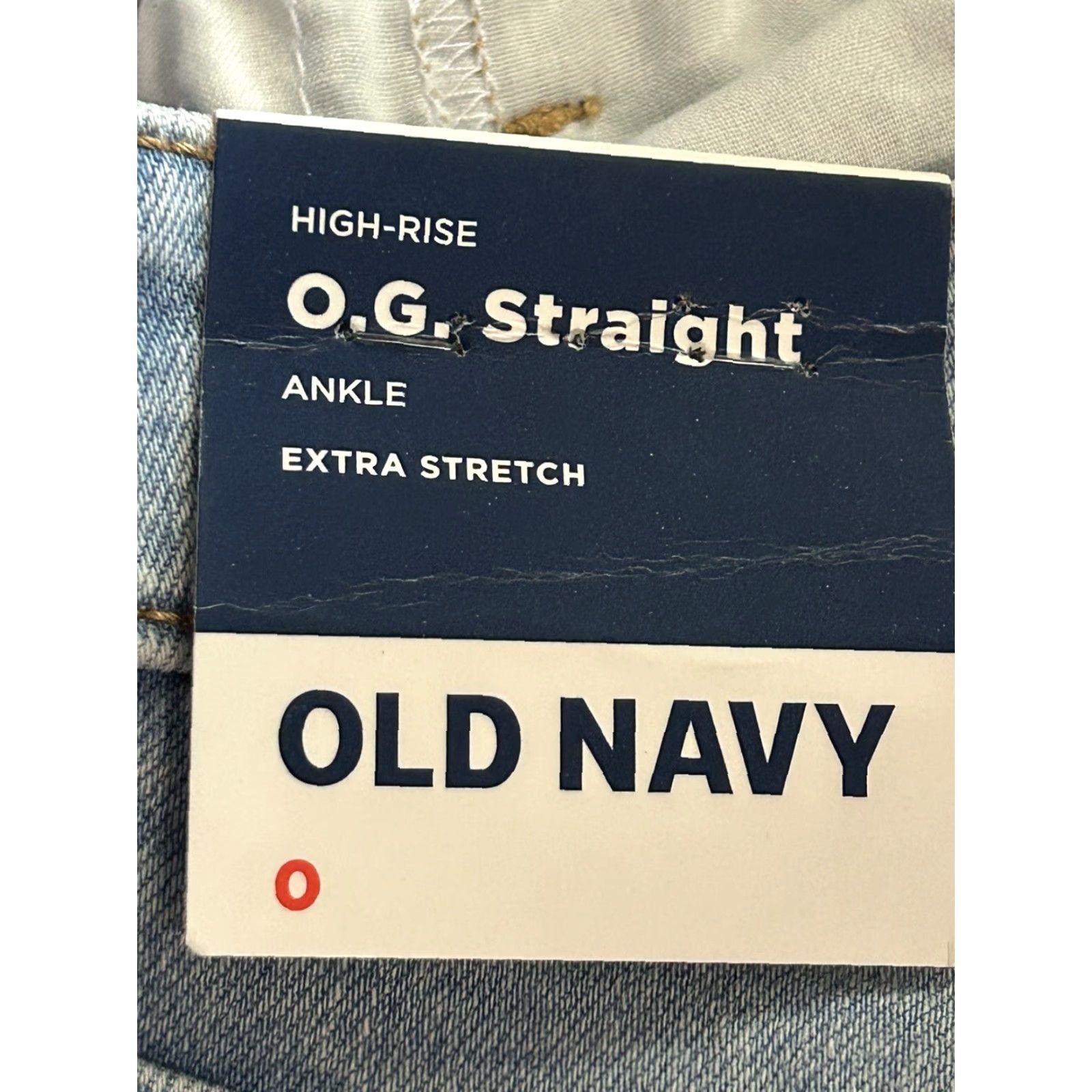 Old Navy **O.G. Straight High Rise Blue Jeans Women’s Size 0** User: Vintage O.G. Straight High Rise Blue Jeans Women’s Size 0 Size 25" / US 0 / IT 36 - 6 Thumbnail