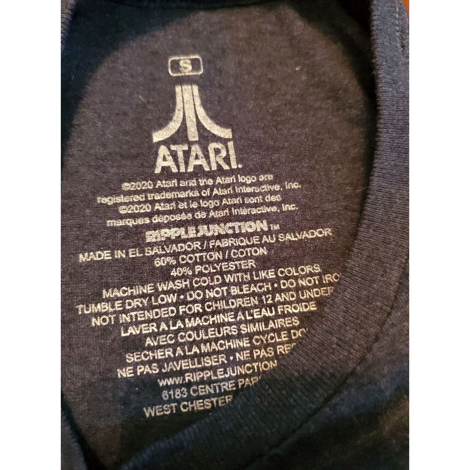 Rainbow Atari Men's Shirt Small Video Game Short Sleeve Blue Rainbow Circle Design Size US S / EU 44-46 / 1 - 2 Thumbnail