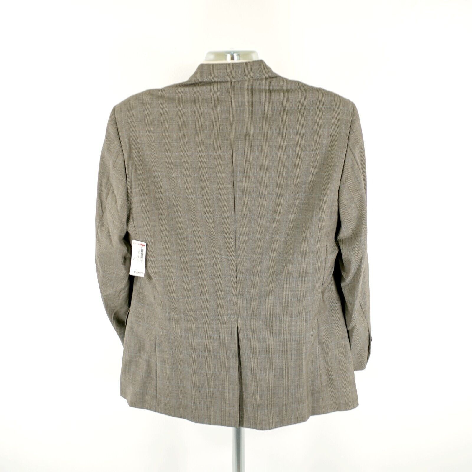 Hickey Freeman Hickey Freeman Collection Boardroom Wool Beige Glen Plaid 2 Size 42 - 8 Thumbnail