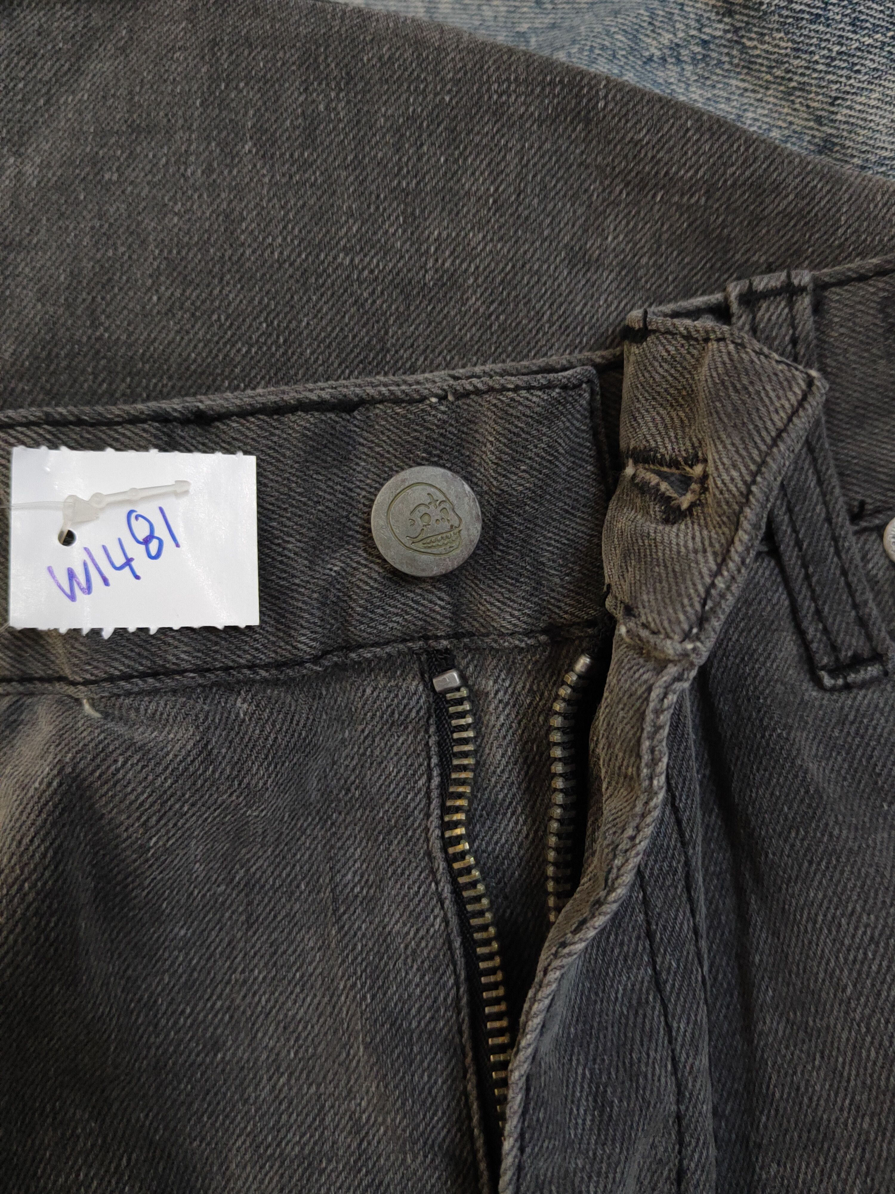 Cheap Monday DL Cheap Monday Black Distressed Ripped denim Jeans #W1481 Size US 32 / EU 48 - 16 Thumbnail