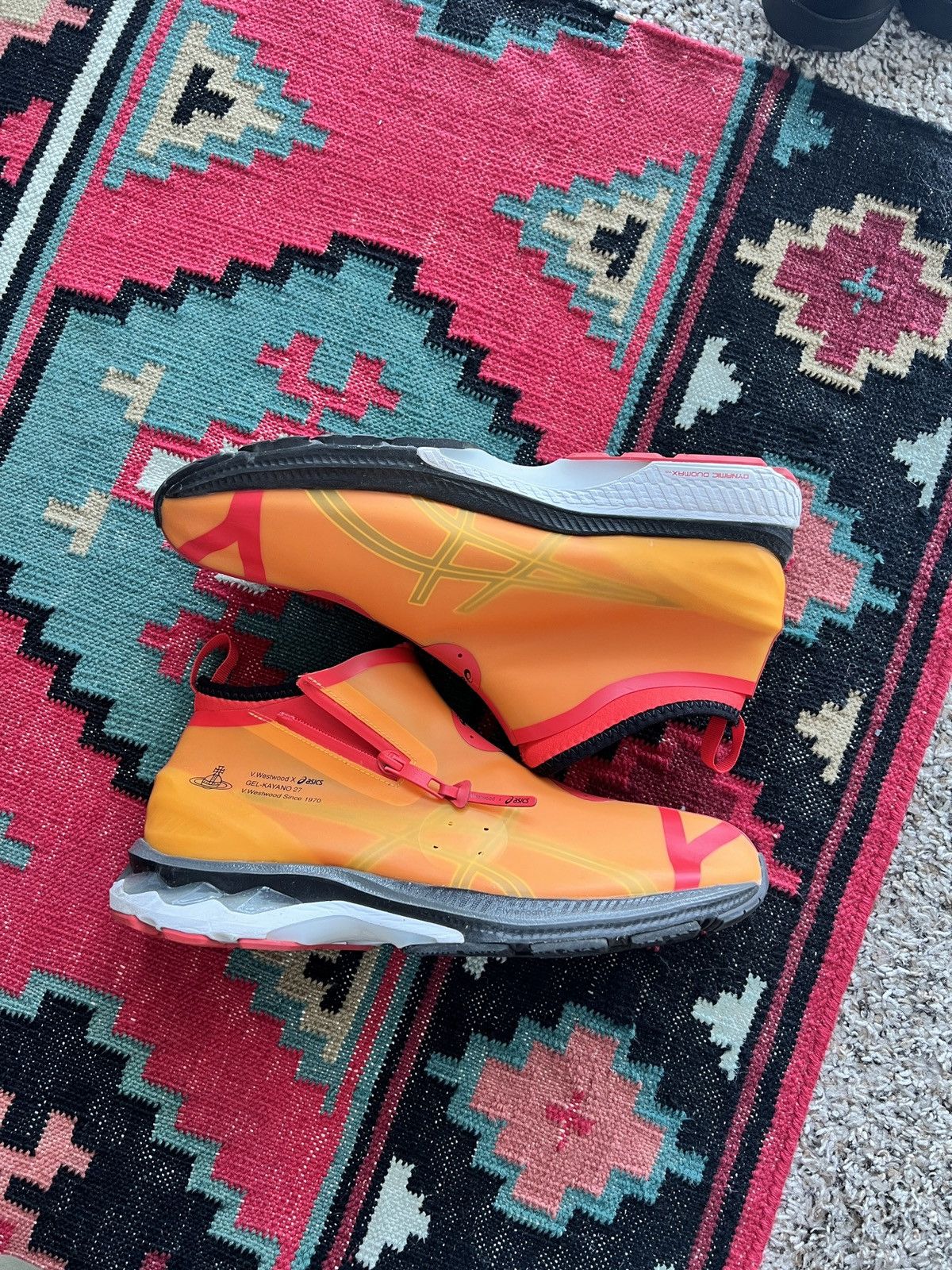 image of Asics Vivienne Westwood Gel Kayano 27 Ltx Shoes in Orange, Men's (Size 10.5)