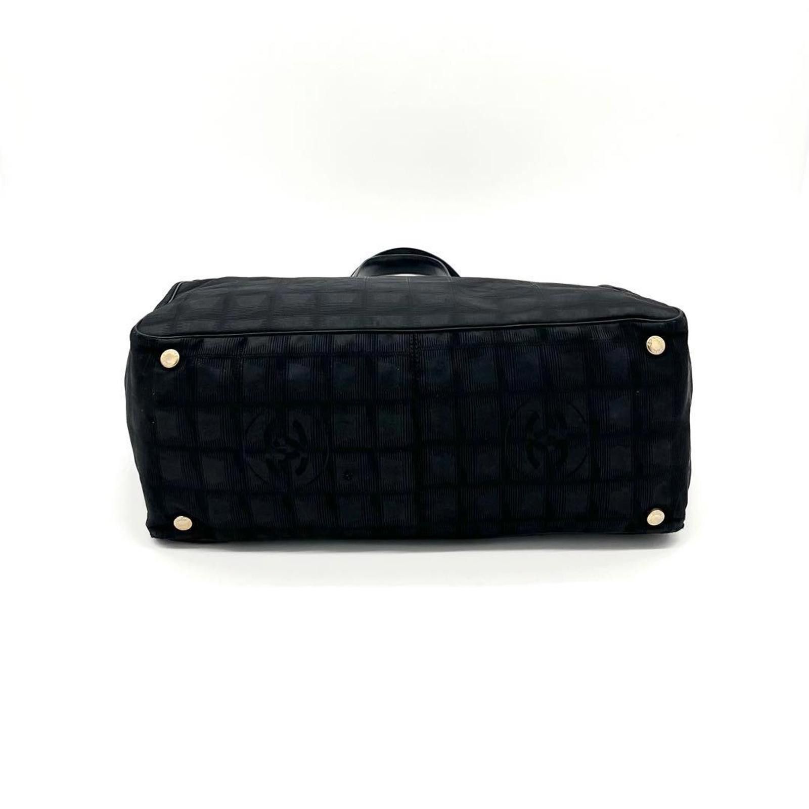 Chanel Chanel - Black Quilted Nylon Tote Bag Size ONE SIZE - 4 Thumbnail