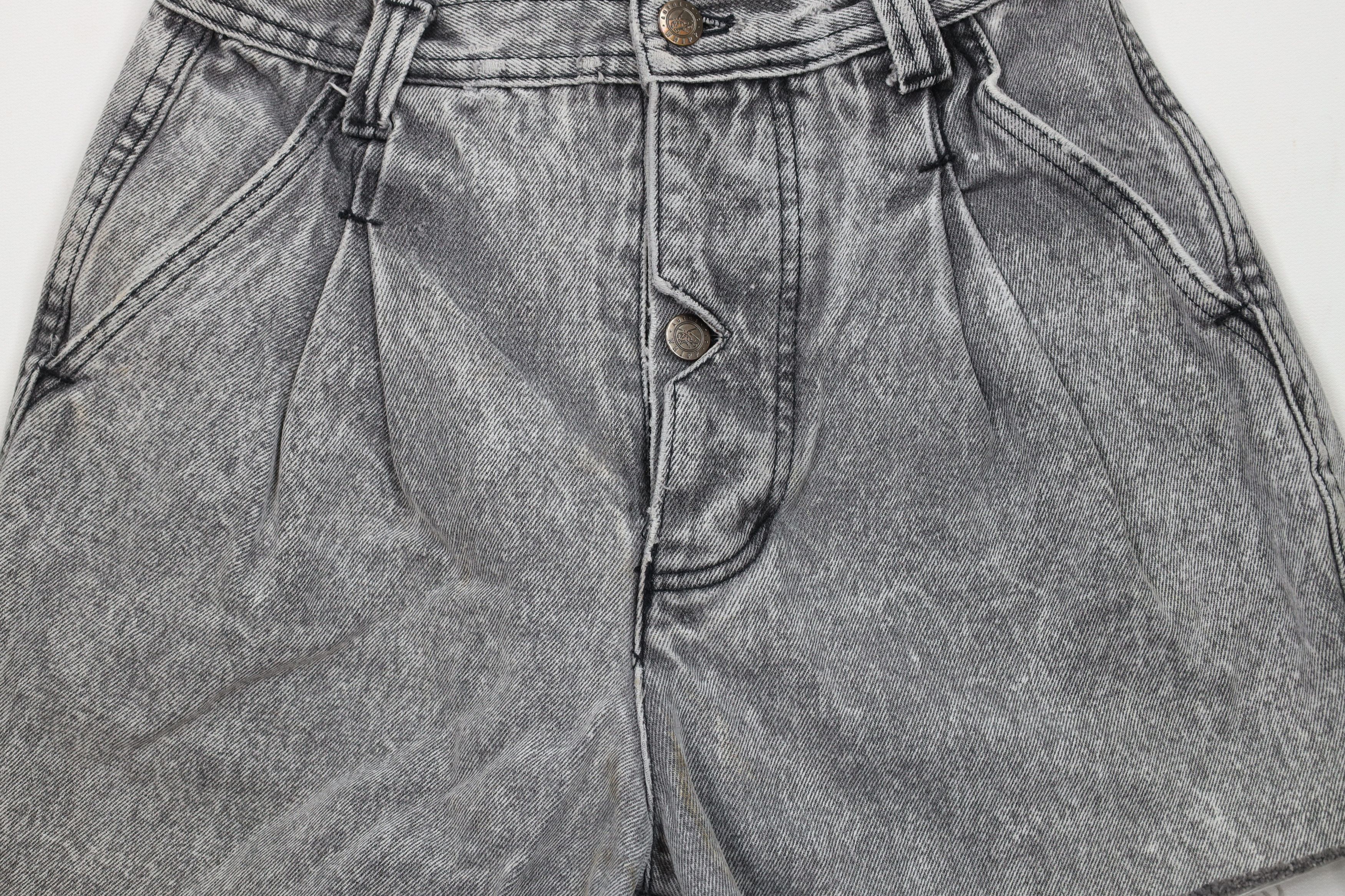 Vintage Vintage 90s Streetwear Wash Button Fly Cut Off Denim Shorts Size 32" / US 10 / IT 46 - 3 Thumbnail