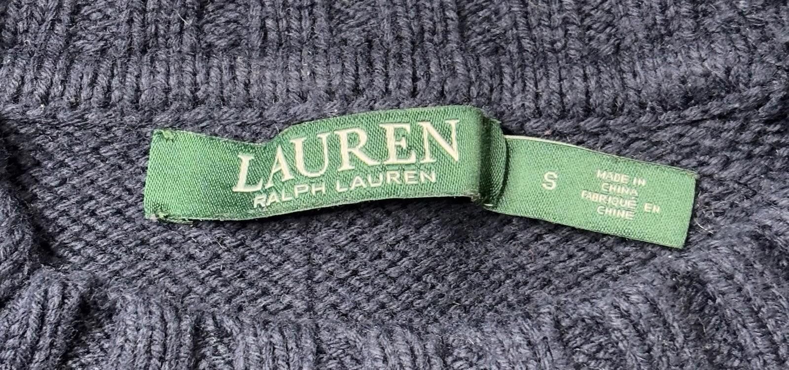 Lauren Ralph Lauren Lauren Ralph Lauren Sweater Women's Small Crest Logo Striped Size S / US 4 / IT 40 - 2 Thumbnail