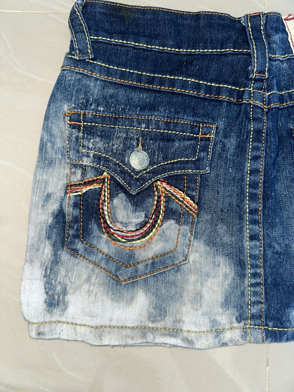 True Religion × Vintage True Religion mini skirt Size 27" / US 4 / IT 40 - 2 Thumbnail