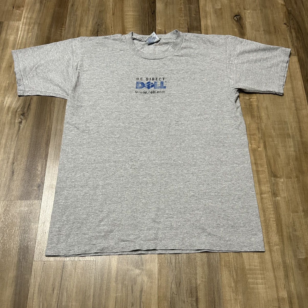 Vintage Vintage 90s Dell Computers Be Direct Tech T Shirt USA Made Size US L / EU 52-54 / 3 - 1 Thumbnail