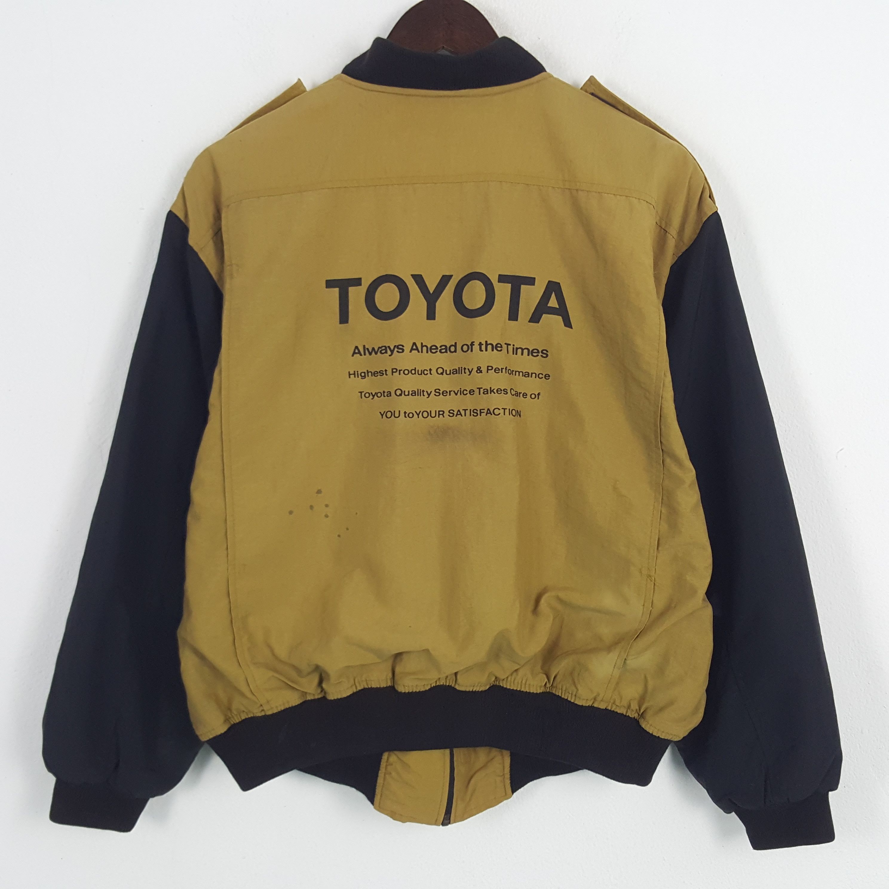 Japanese Brand × Vintage Vintage Toyota Tecno Sport Bomber Jacket Size US M / EU 48-50 / 2 - 1 Thumbnail
