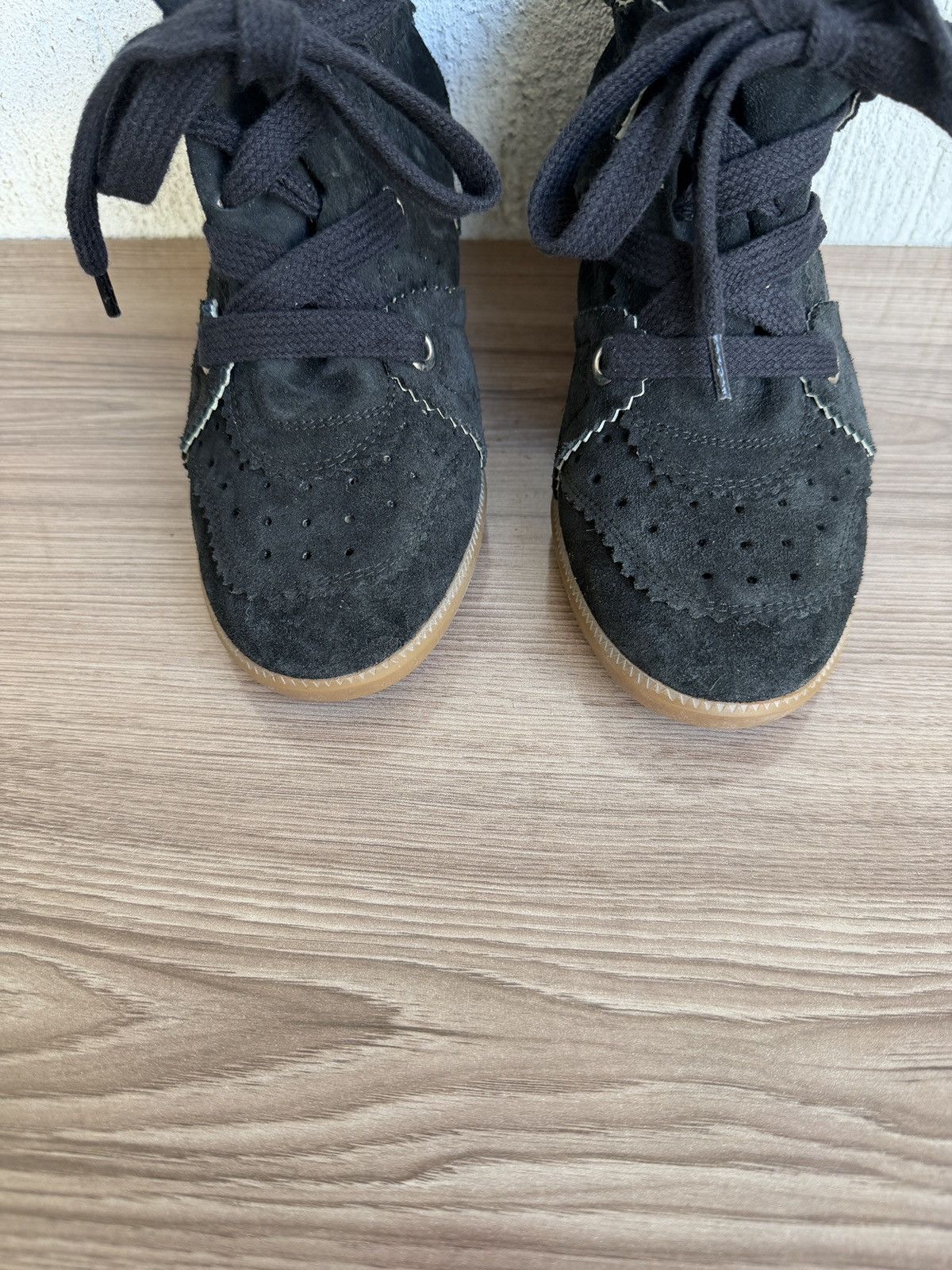 Isabel Marant Etoile Suede bobby wedge sneakers Size US 5 / IT 35 - 7 Thumbnail