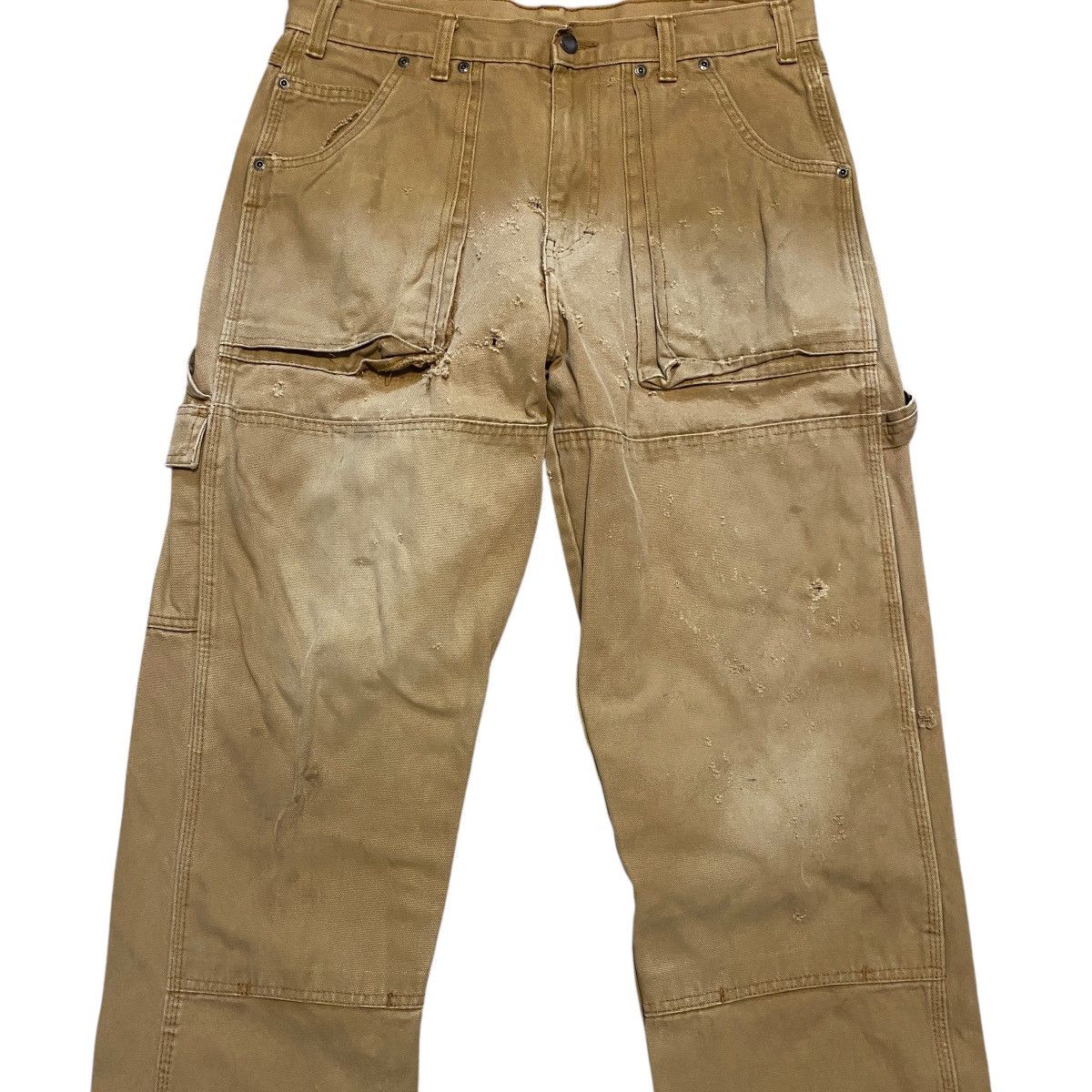 Dickies Vintage Dickies Distressed Cargo Carpenter Pants Size US 28 / EU 44 - 2 Thumbnail