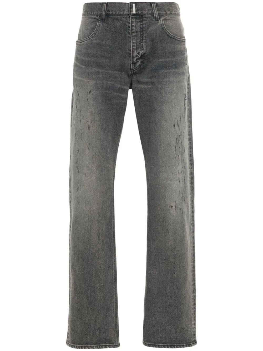 Givenchy o1mle0226 Straight Fit Jeans In Black Size US 30 / EU 46 - 1 Thumbnail