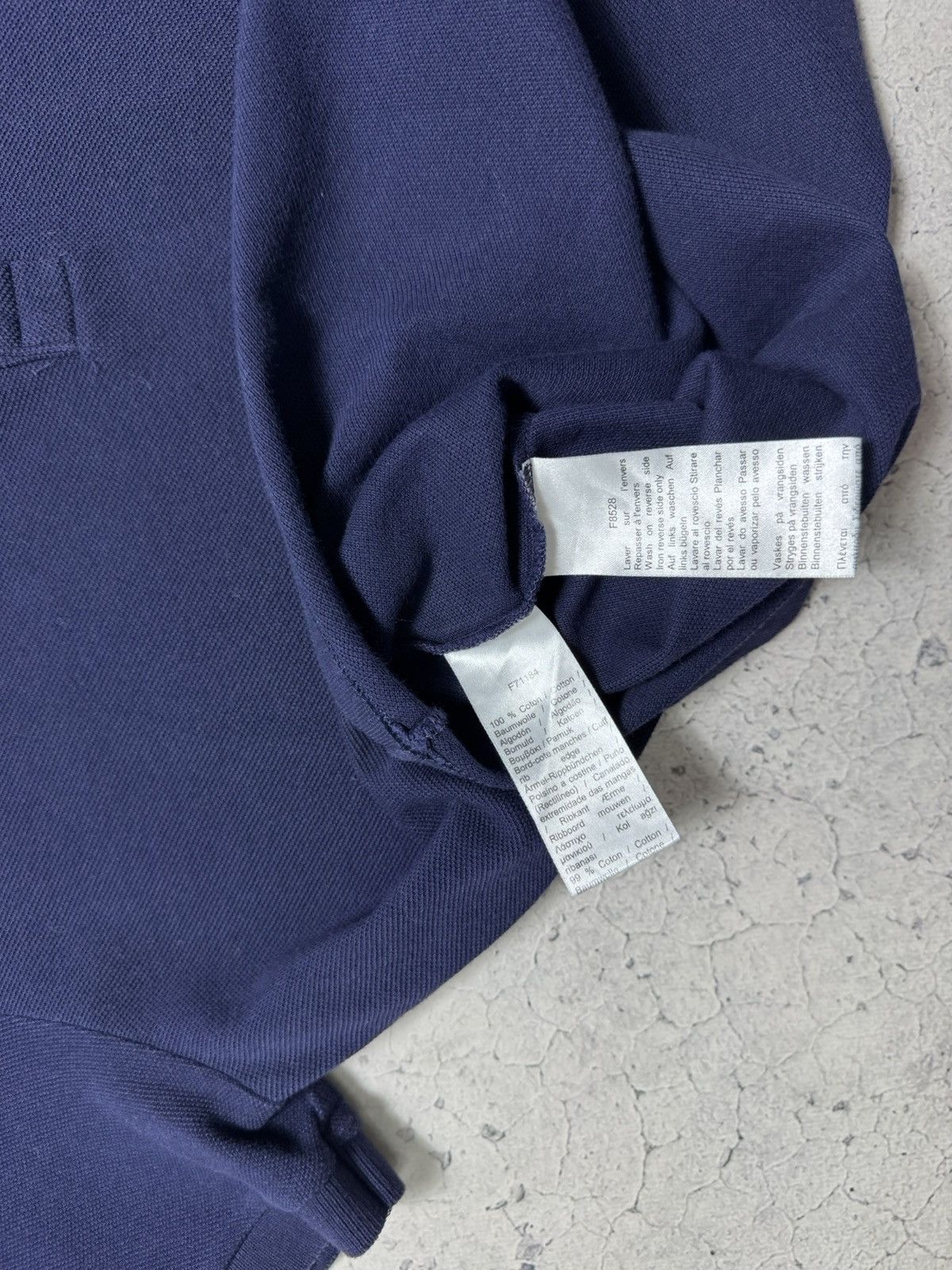 Lacoste Lacoste Navy Polo Shirt Big Logo Size M Size US M / EU 48-50 / 2 - 8 Thumbnail