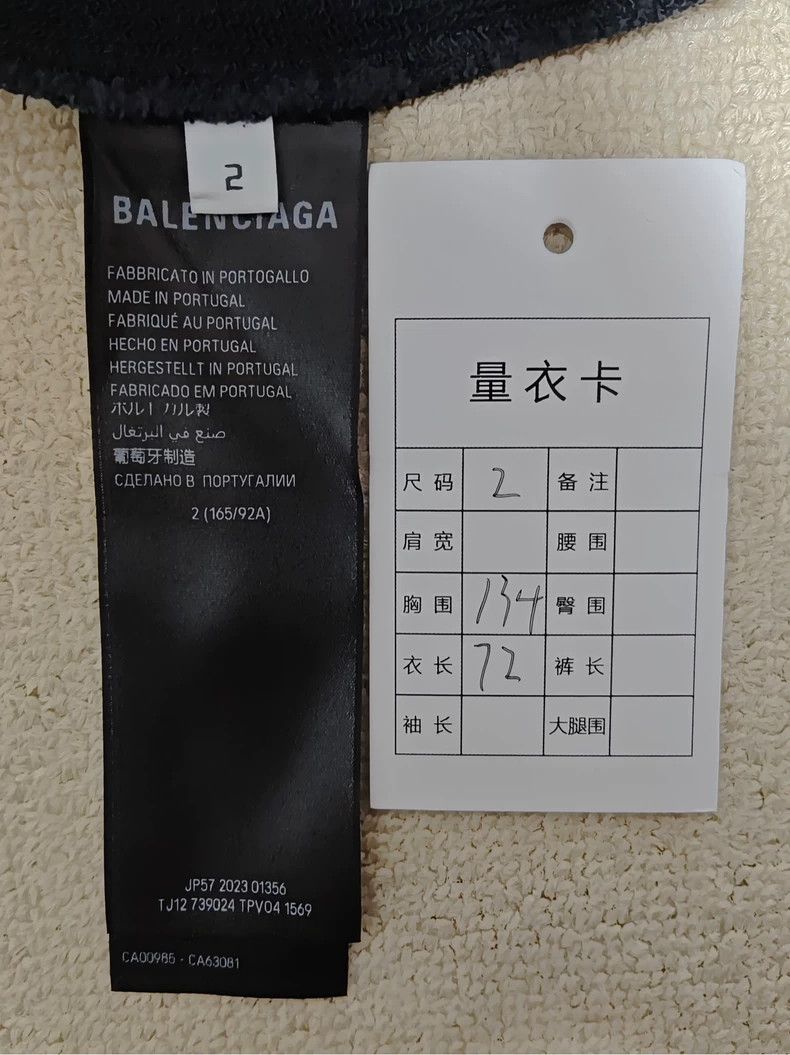 Balenciaga Balenciaga 24 FW dragon flame metal hooded sweatshirt 2503- Size US M / EU 48-50 / 2 - 5 Thumbnail
