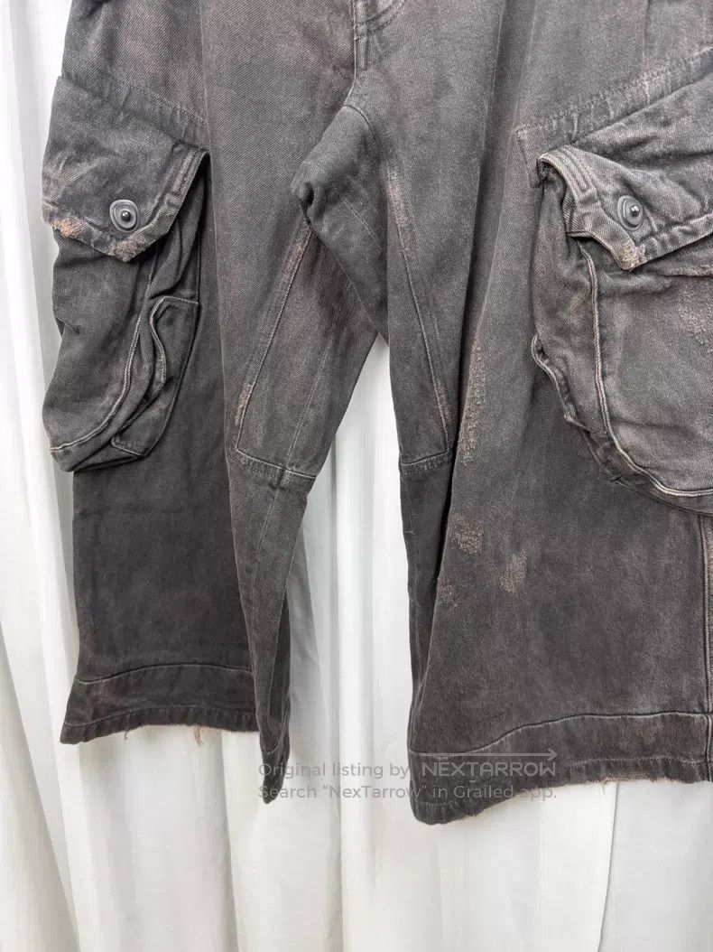 Julius Julius Size 3 08AW distressed cargo cropped pants| Size US 30 / EU 46 - 3 Thumbnail