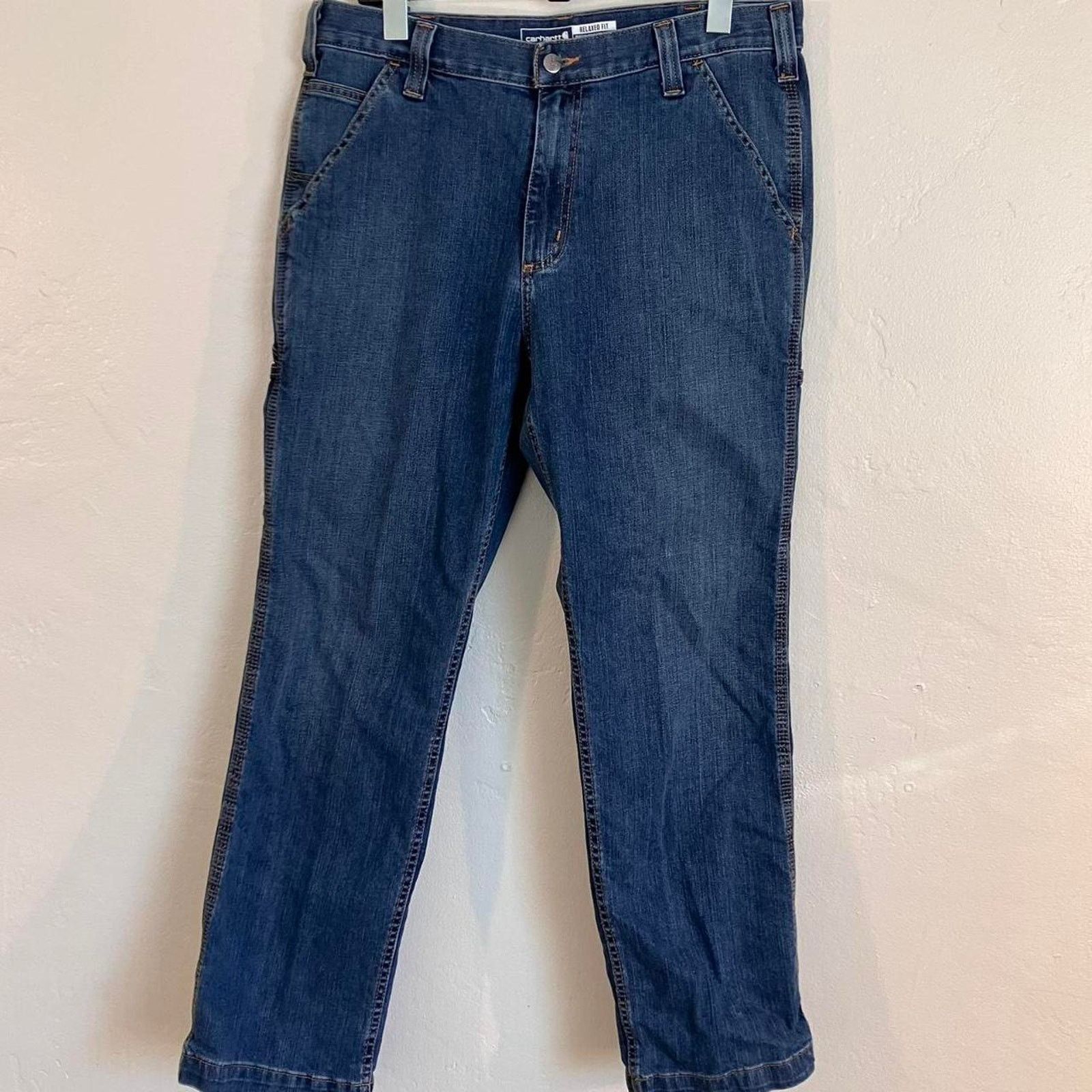 Carhartt Carhartt Relaxed Fit Relaxed Carpenter Denim Workwear Jeans Size US 34 / EU 50 - 1 Thumbnail