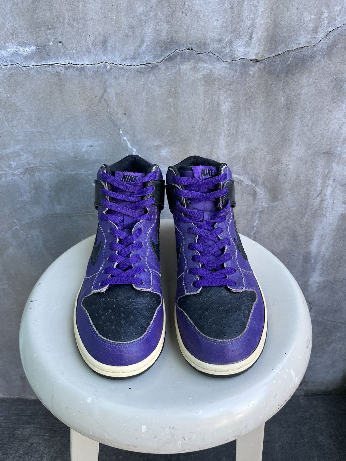 Nike 2010 Womens Dunk Hi Purple Size US 8.5 / IT 38.5 - 2 Thumbnail