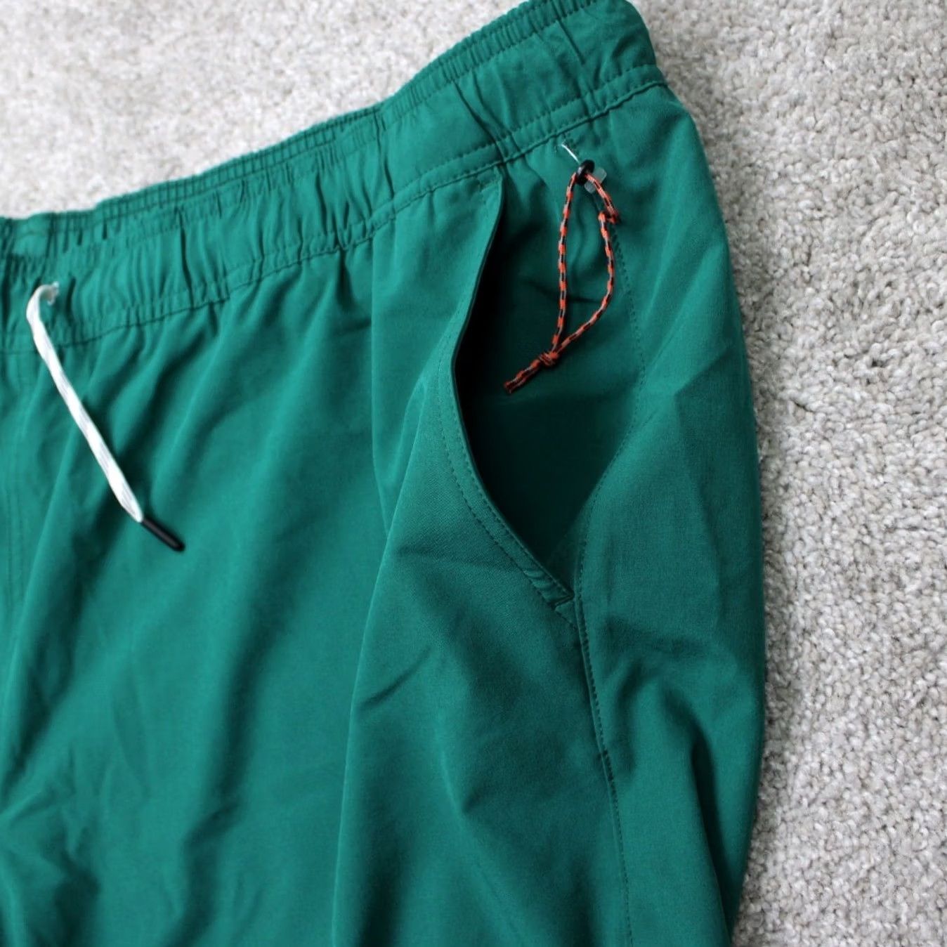 Swims Duluth Trading Alaskan AKHG Swim Shorts Mens 3XL Green Lined Pockets Quick Dry Built-In Brief 8" Size US 39 - 6 Thumbnail