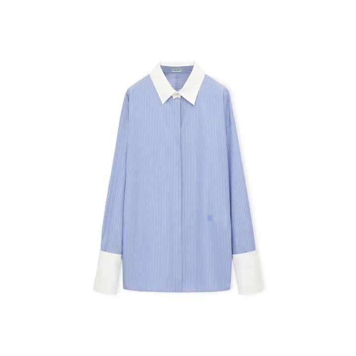 Loewe LOEWE Striped Long Sleeve Button-Up Shirt Size M / US 6-8 / IT 42-44 - 1 Thumbnail