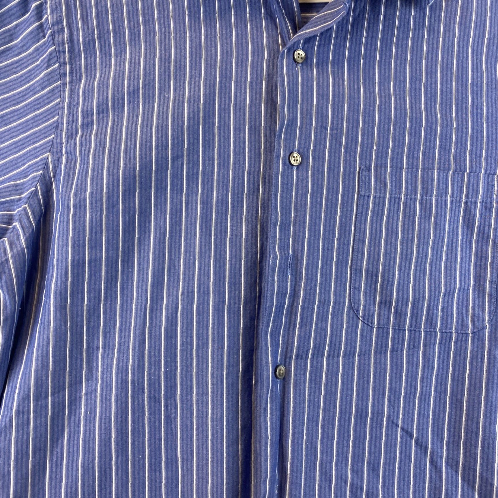 Calvin Klein Calvin Klein Shirt Adult M Blue Button-Up Long Sleeve Slim Fit Mens Shirt 36/37 Regular Cotton 82-54 Size US M / EU 48-50 / 2 - 3 Thumbnail