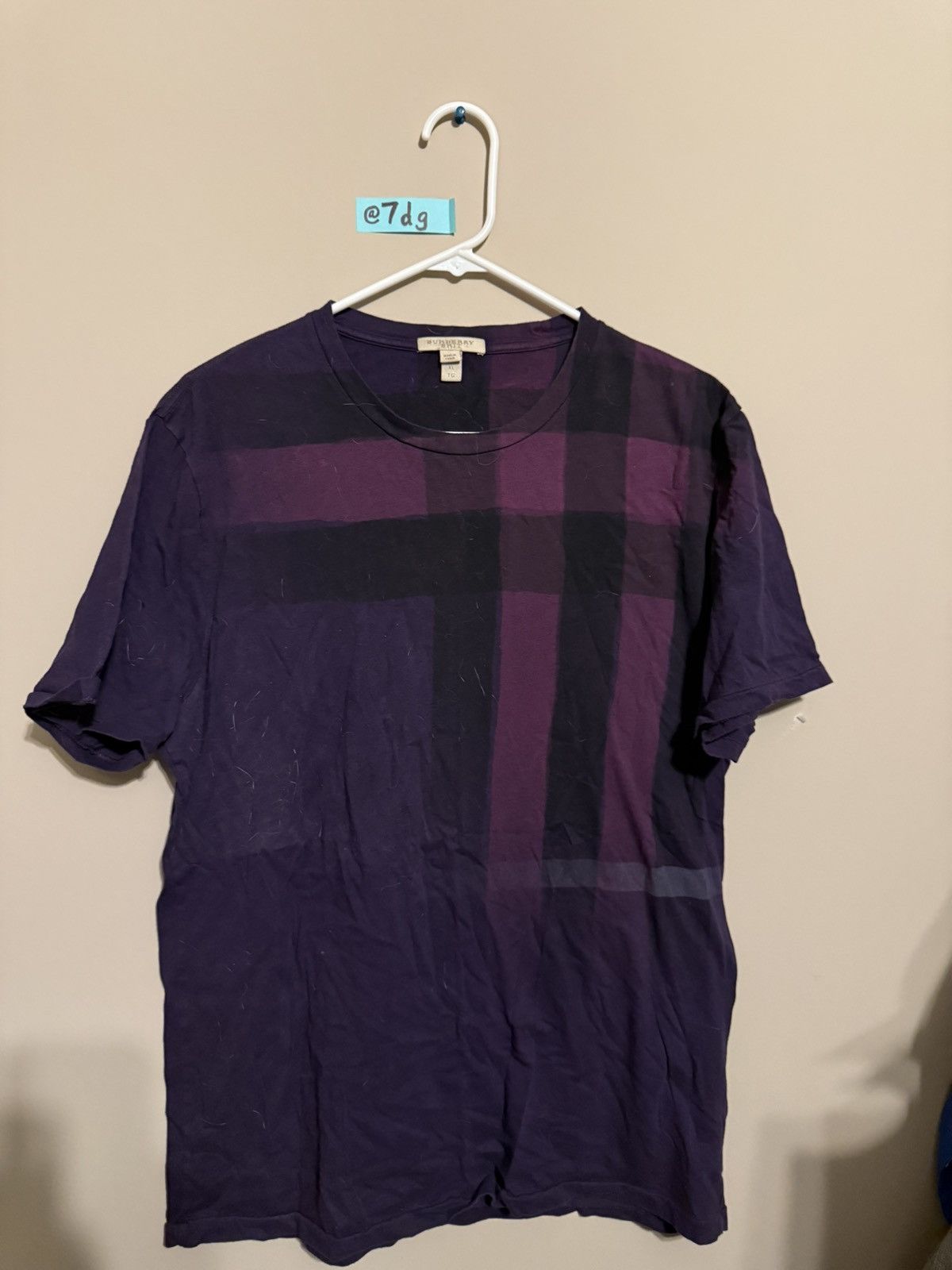 Burberry Burberry Plaid T-Shirt Size US S / EU 44-46 / 1 - 1 Thumbnail
